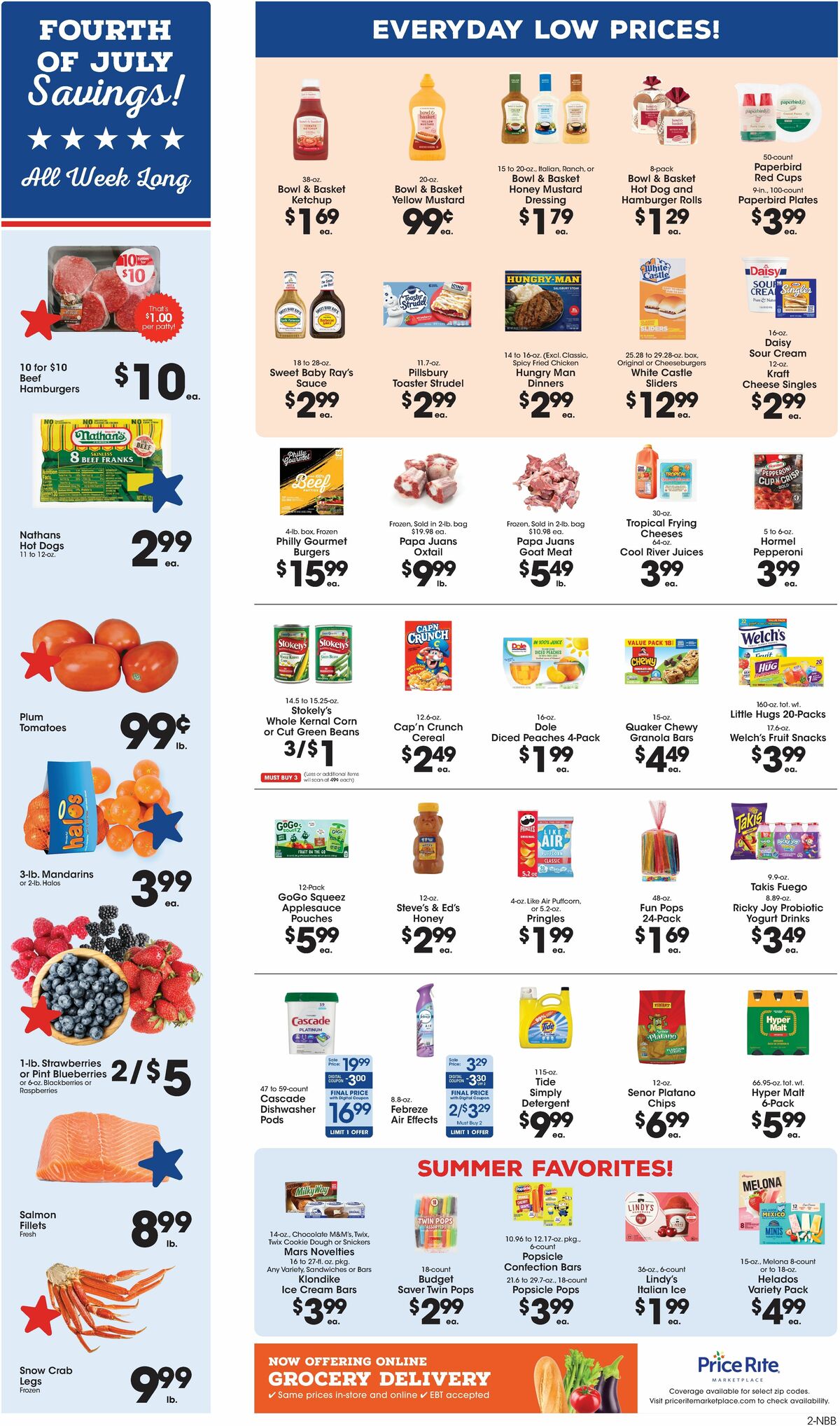 Price Rite Weekly Ad from July 4