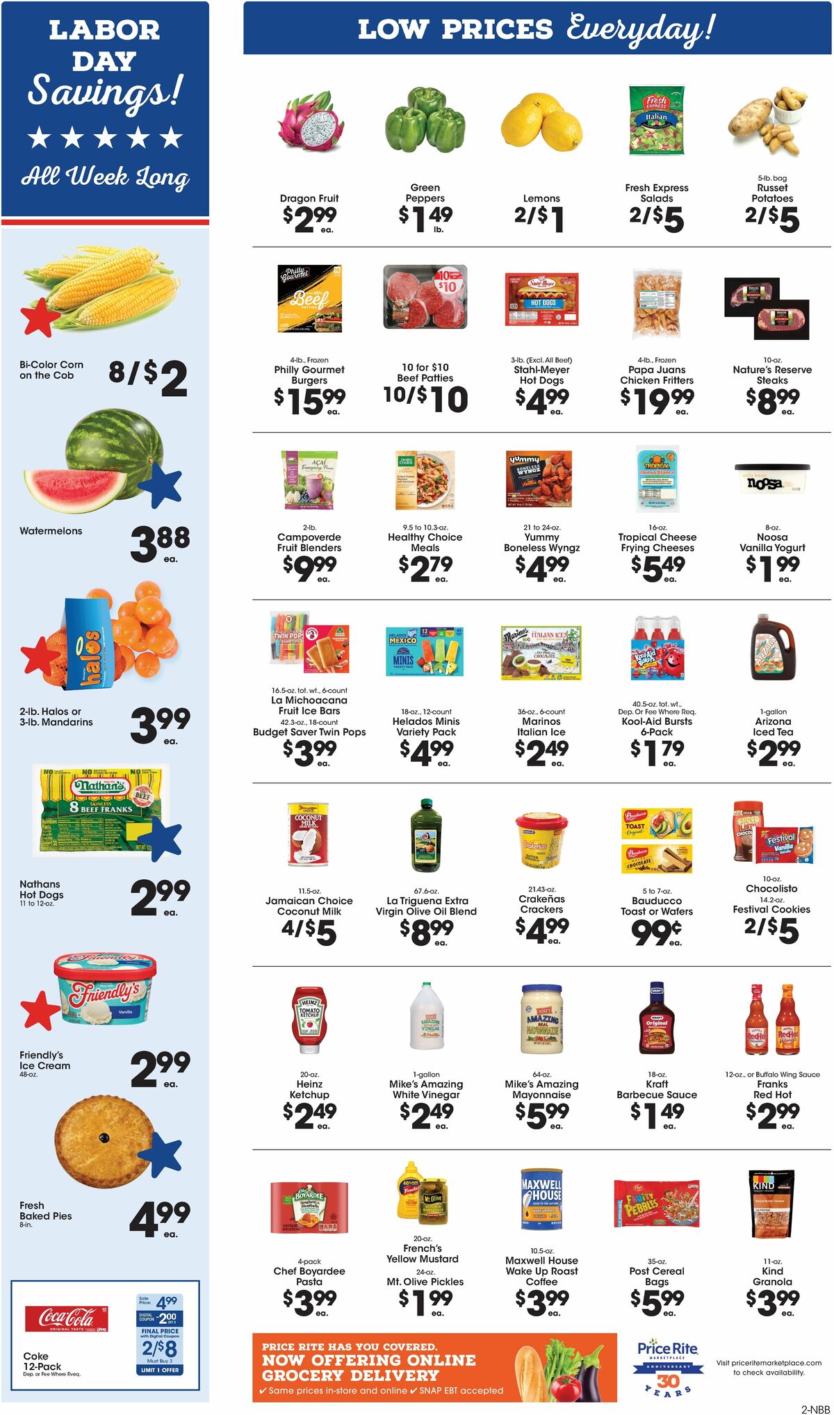 Price Rite Weekly Ad from August 29