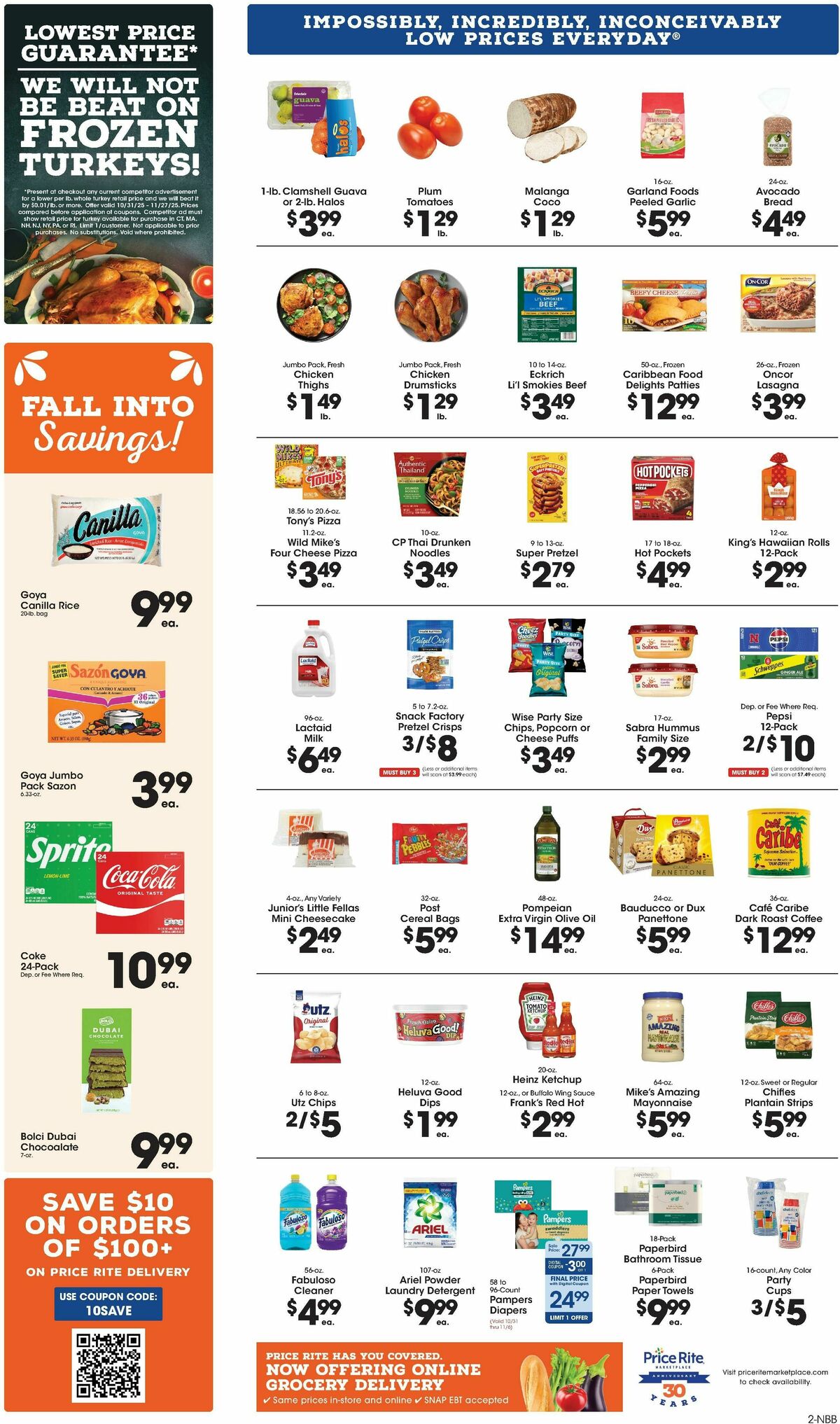 Price Rite Weekly Ad from October 31