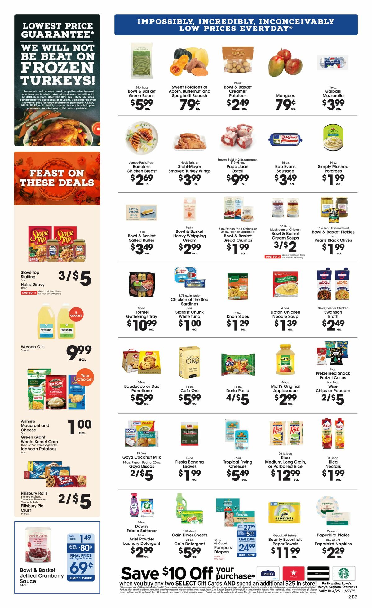 Price Rite Weekly Ad from November 14