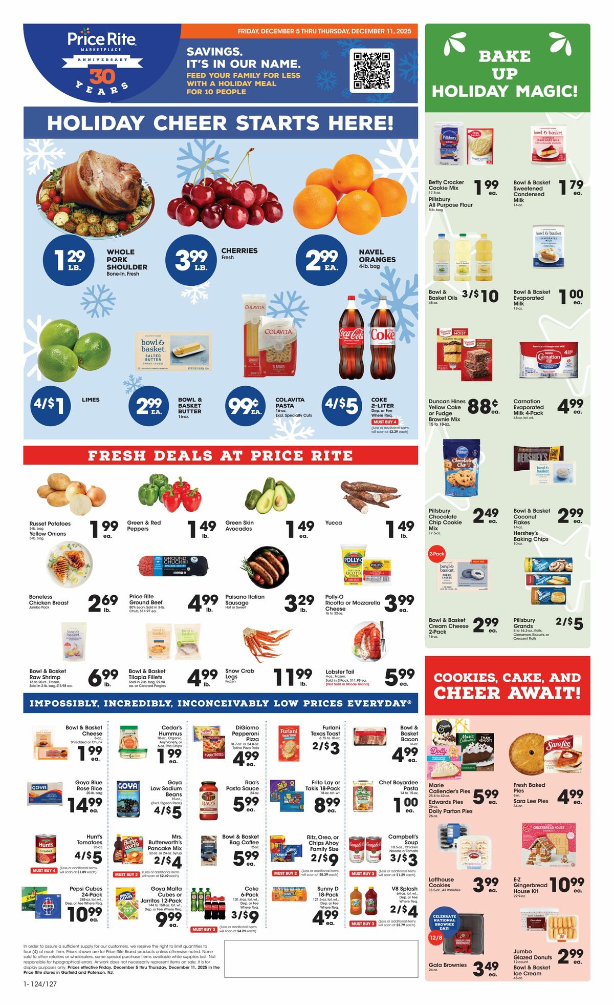Price Rite Weekly Ad from December 5