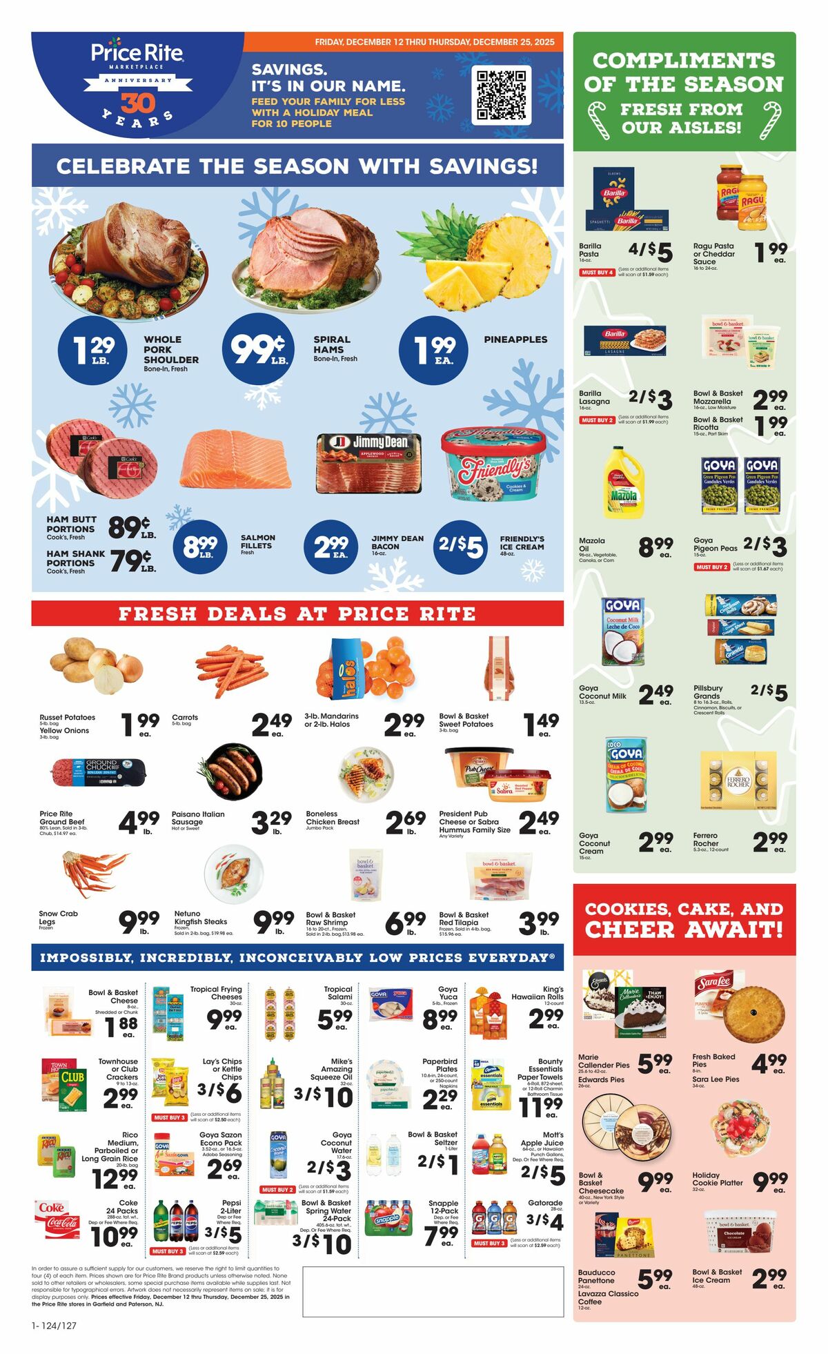 Price Rite Weekly Ad from December 12