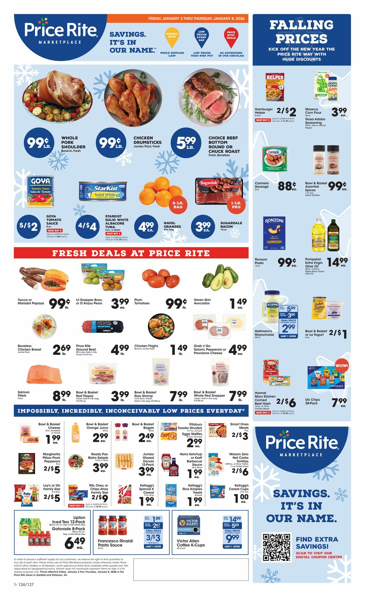 Price Rite Weekly Ad from December 31