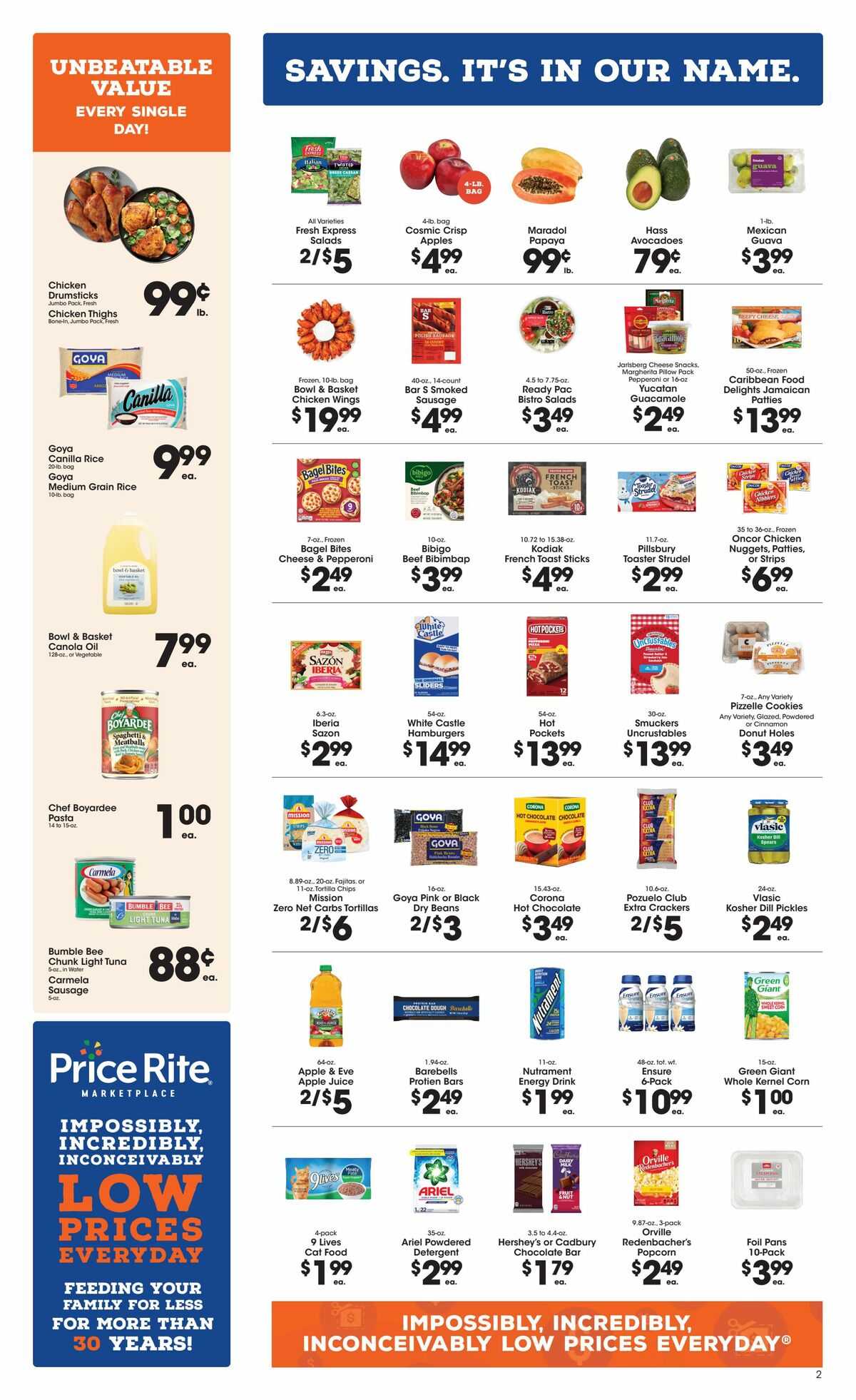 Price Rite Weekly Ad from January 9