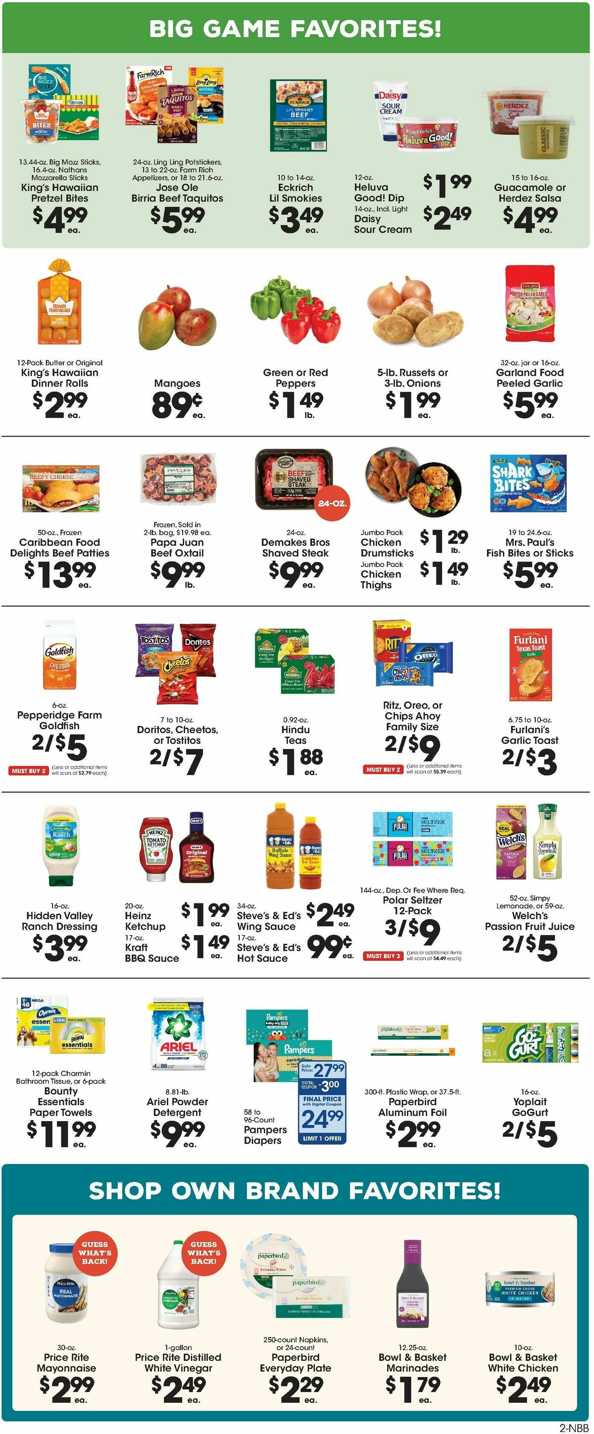 Price Rite Weekly Ad from January 30