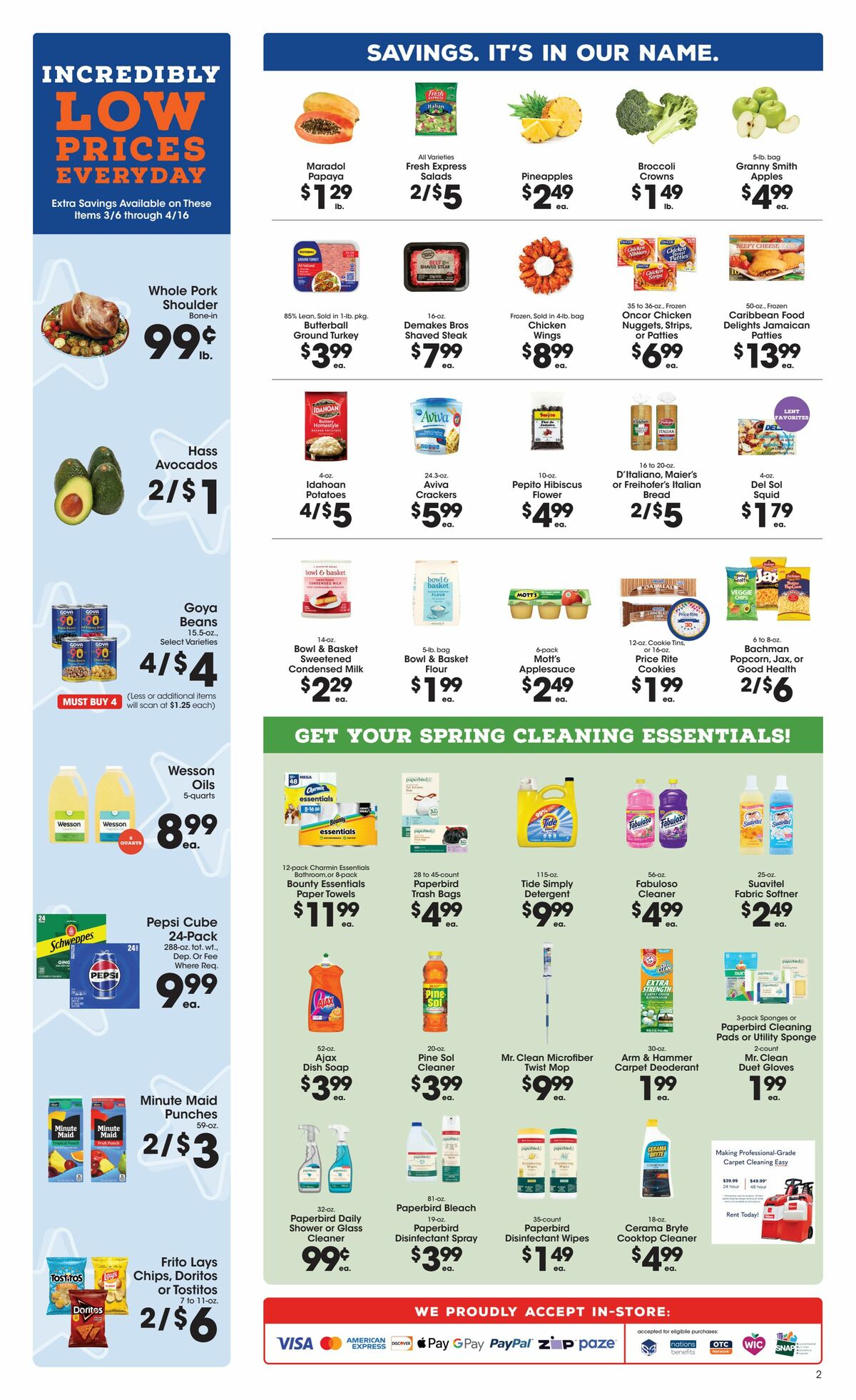 Price Rite Weekly Ad from March 20