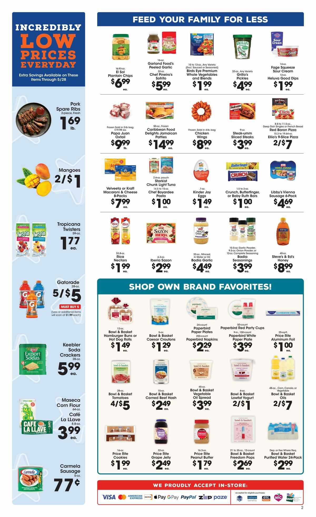 Price Rite Weekly Ad from May 8