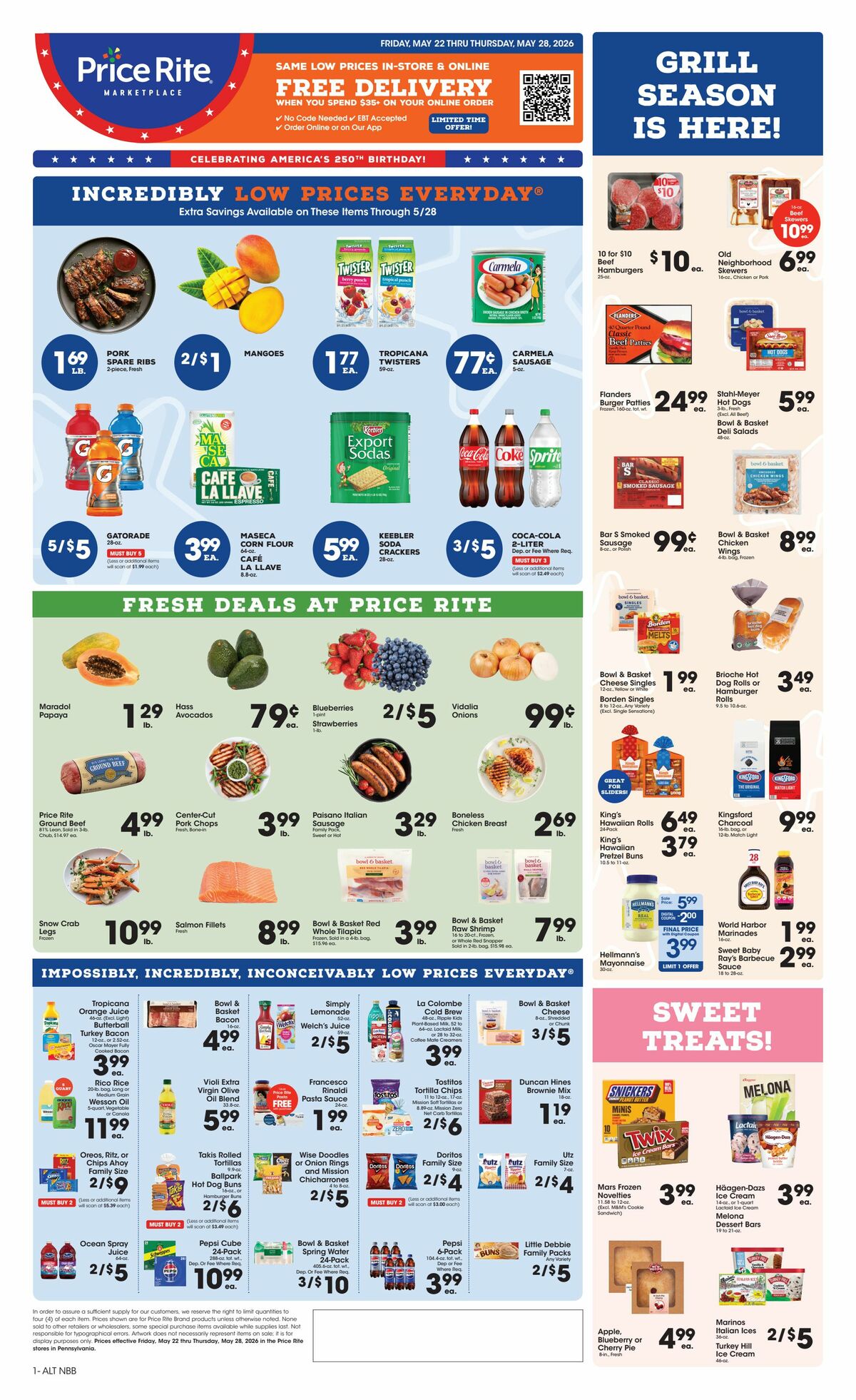 Price Rite Weekly Ad from May 22