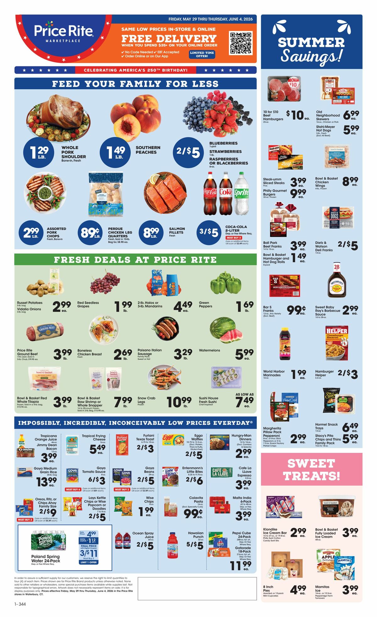 Price Rite Weekly Ad from May 29