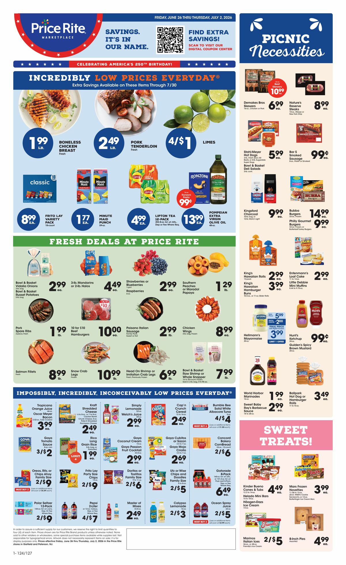 Price Rite Weekly Ad from June 26