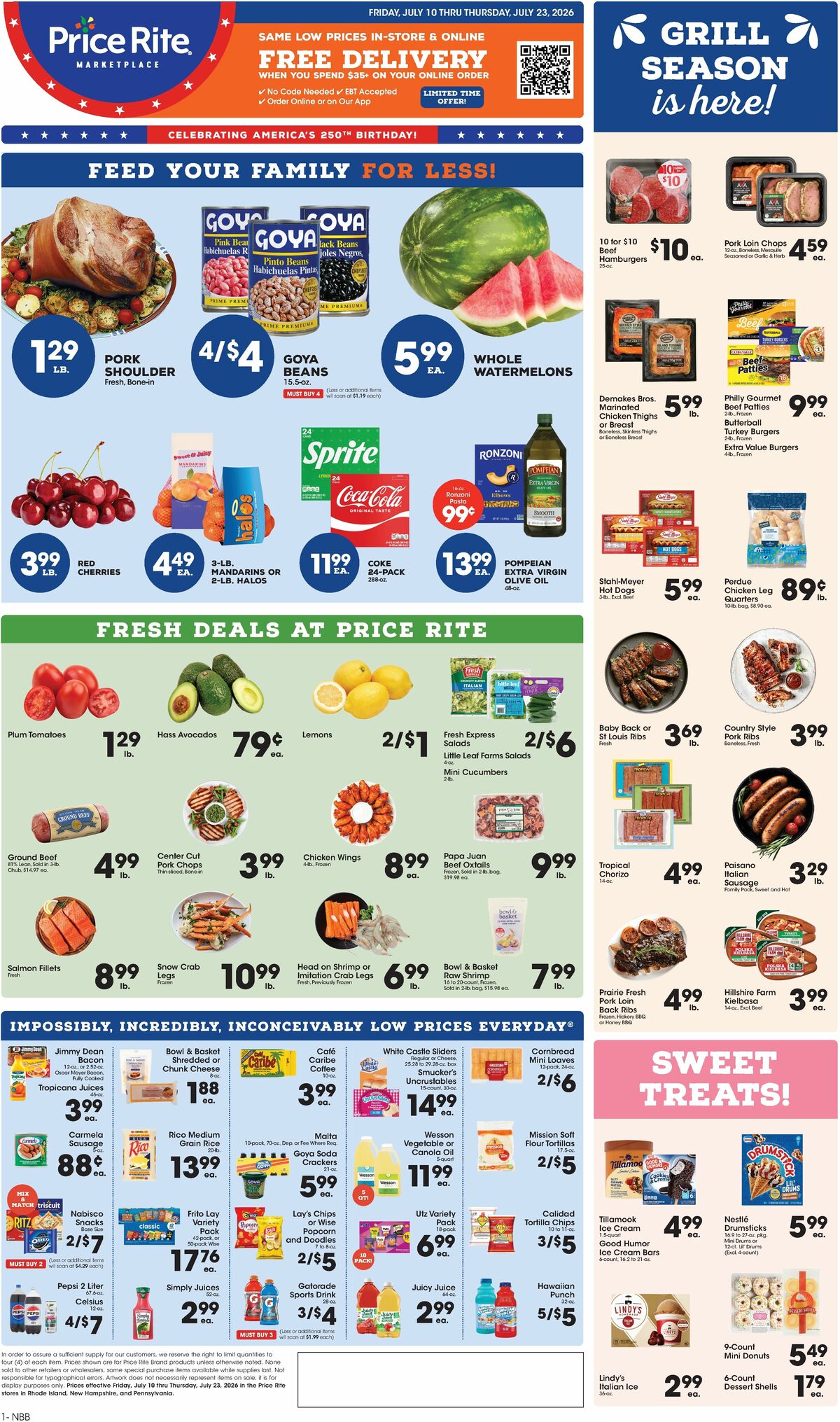 Price Rite Weekly Ad from July 10