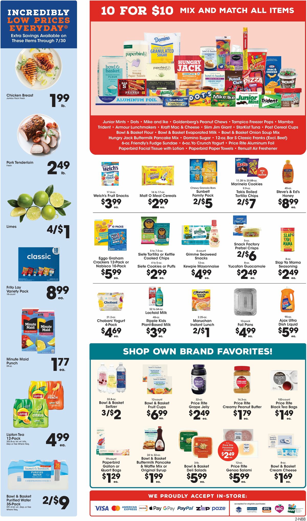 Price Rite Weekly Ad from July 10