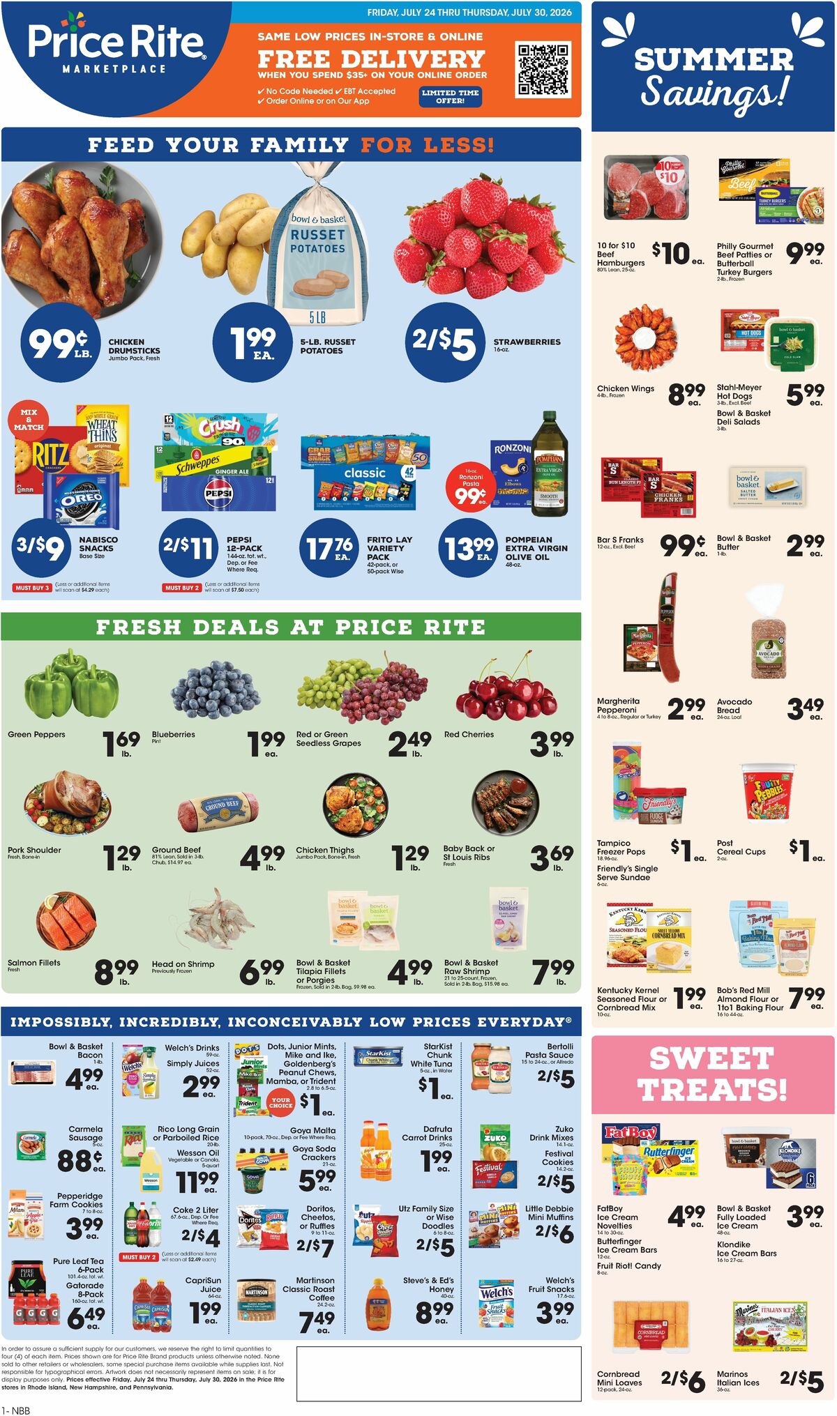 Price Rite Weekly Ad from July 24