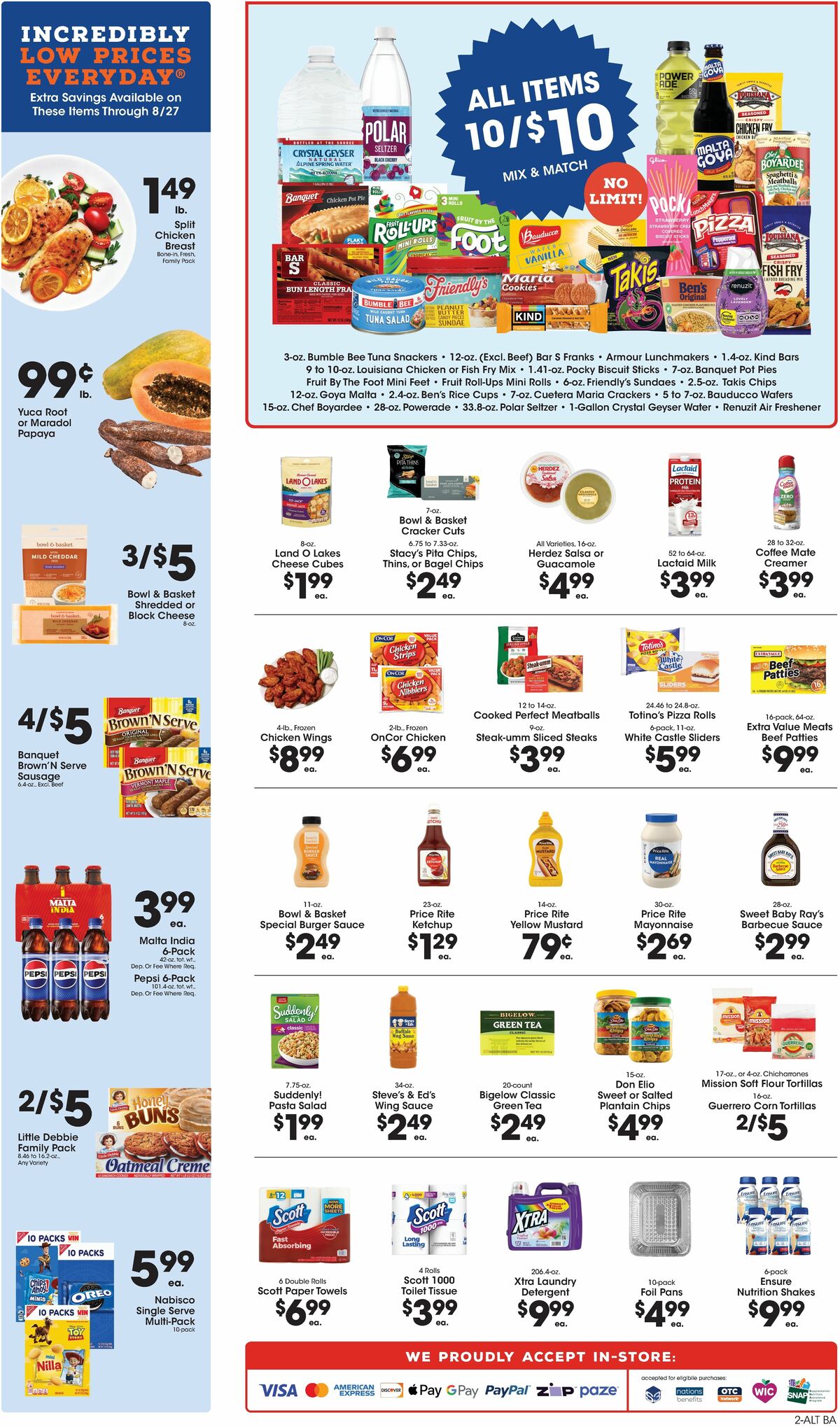 Price Rite Weekly Ad from August 14