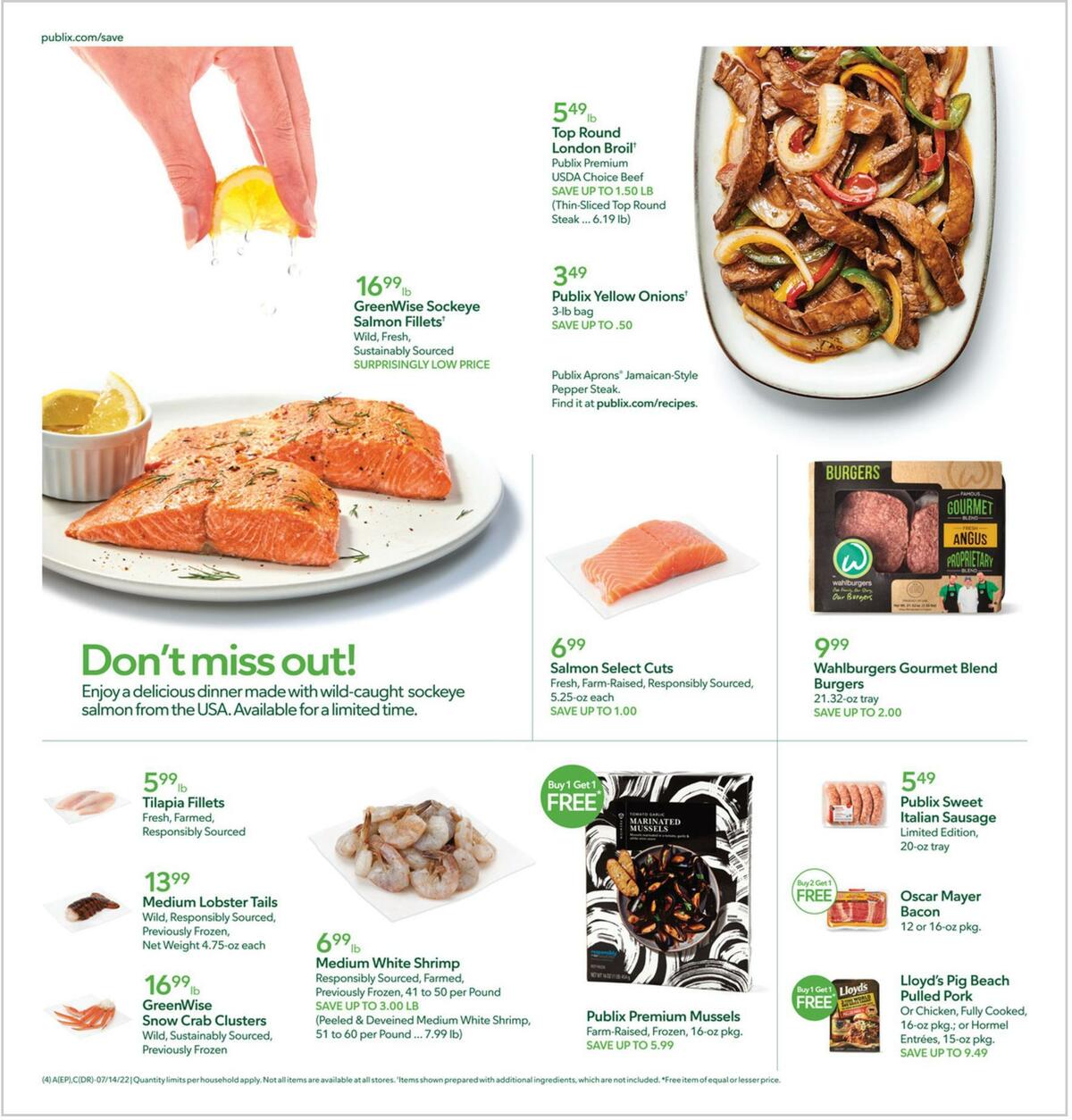 Publix Weekly Ad from July 13