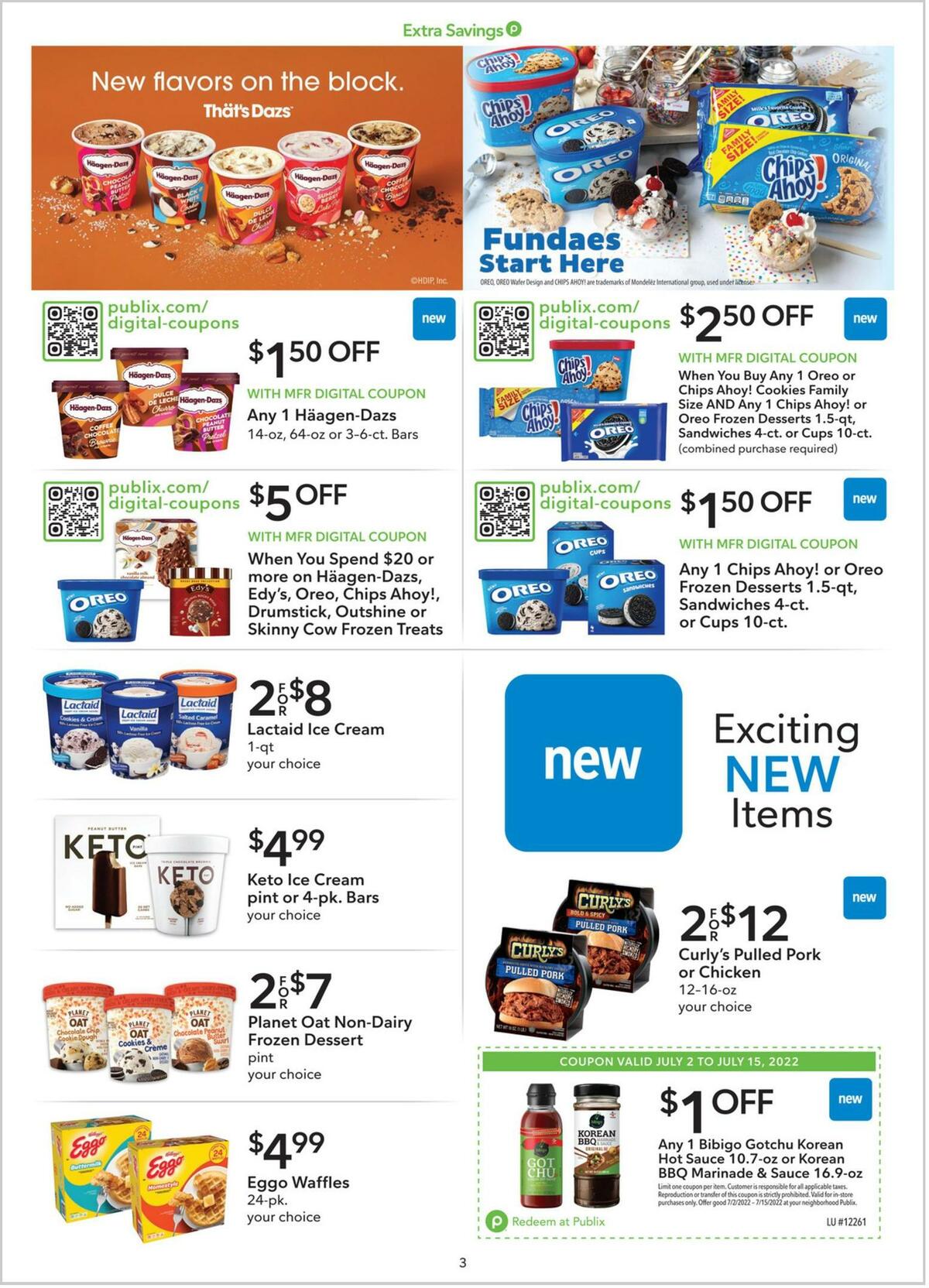 Publix Extra Savings Weekly Ad from July 2