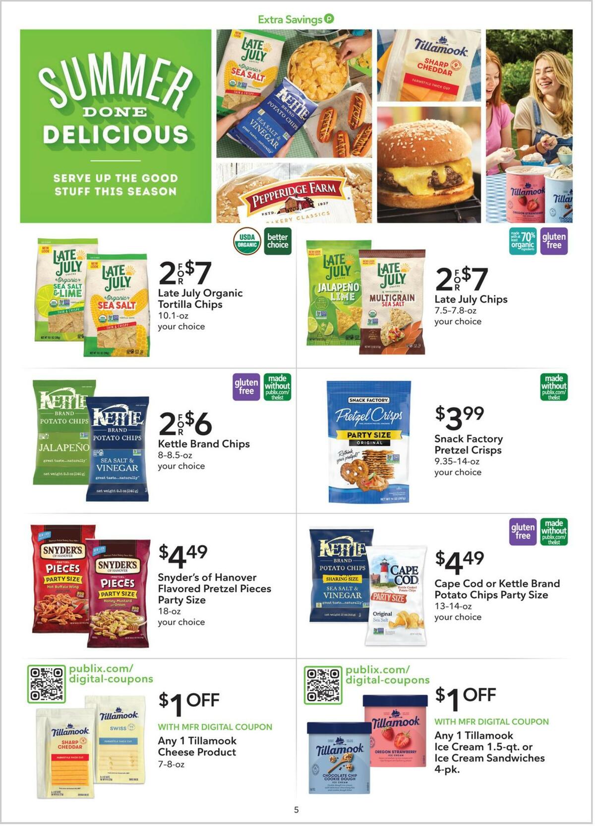Publix Extra Savings Weekly Ad from July 2