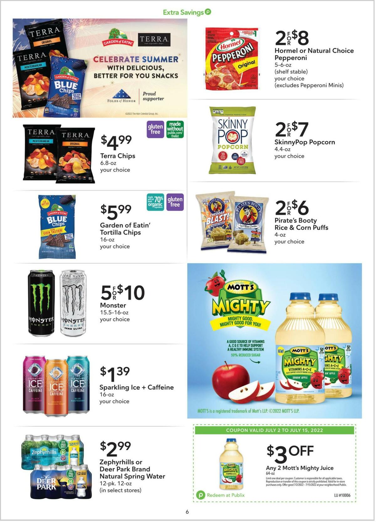 Publix Extra Savings Weekly Ad from July 2