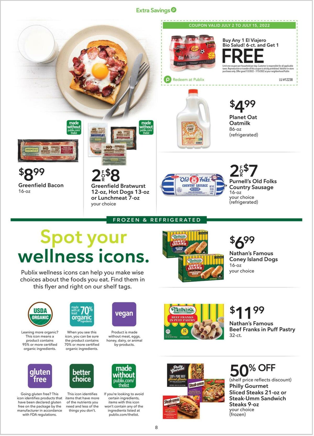 Publix Extra Savings Weekly Ad from July 2