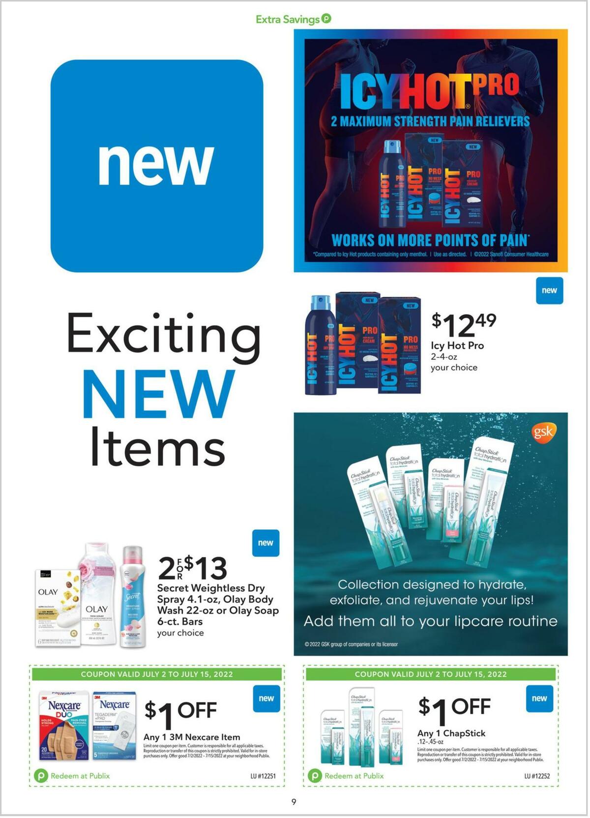 Publix Extra Savings Weekly Ad from July 2