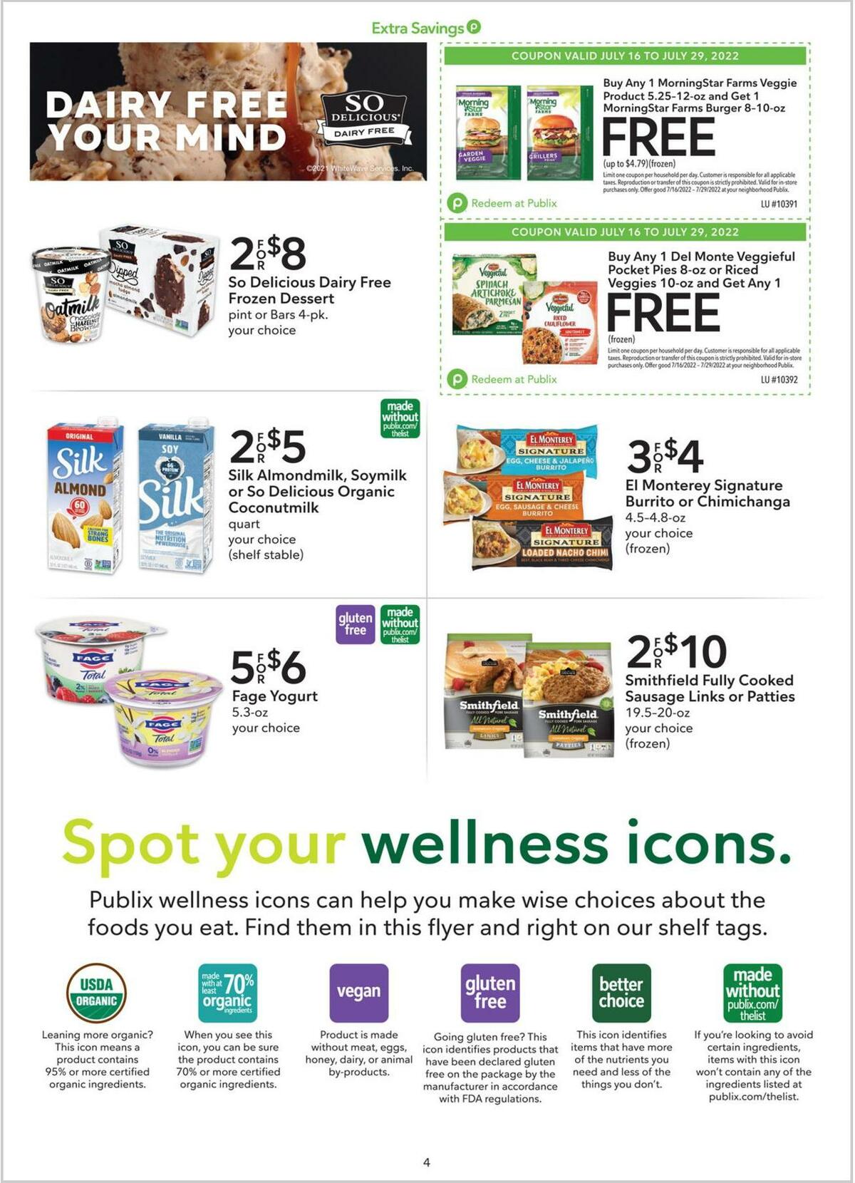 Publix Extra Savings Weekly Ad from July 16