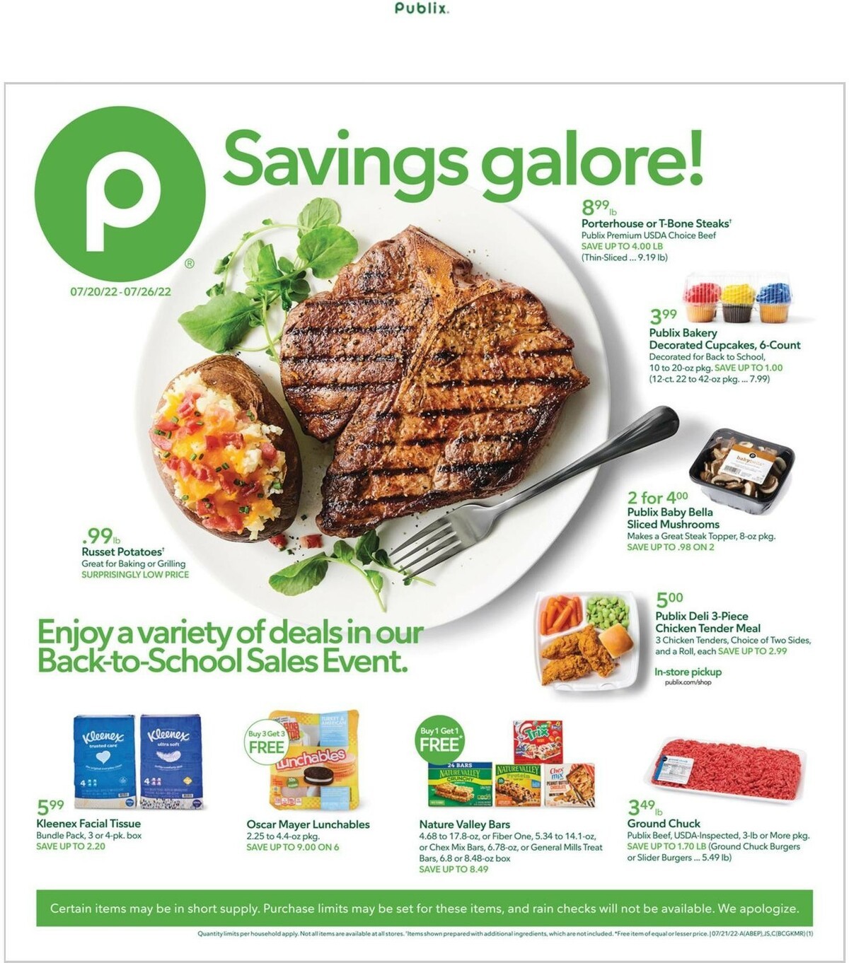 Publix Weekly Ad from July 20