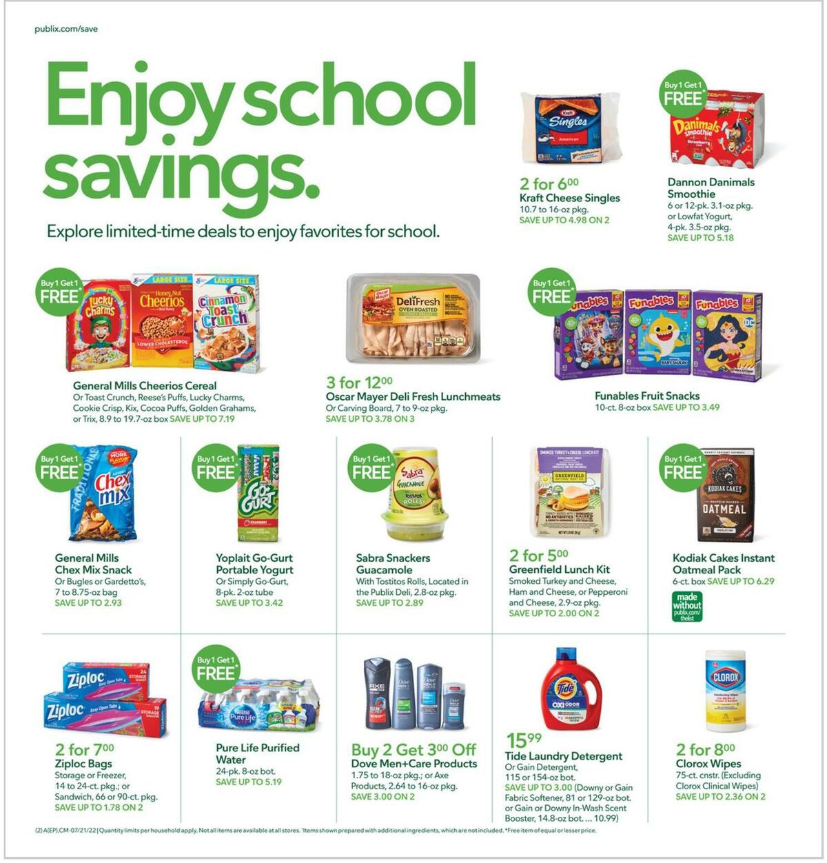 Publix Weekly Ad from July 20