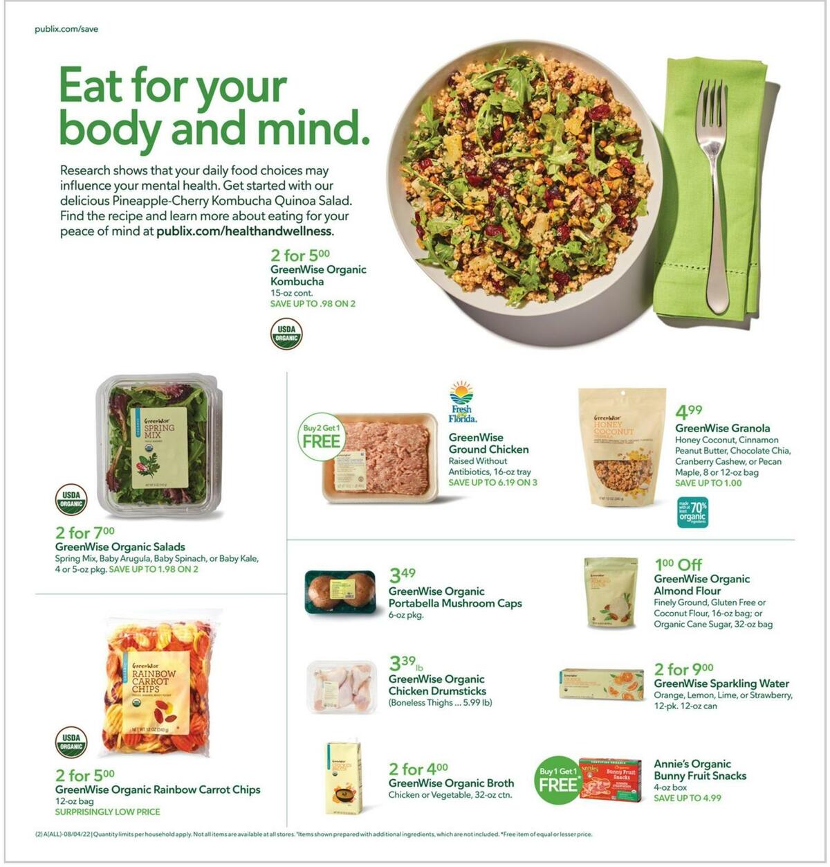 Publix Weekly Ad from August 3