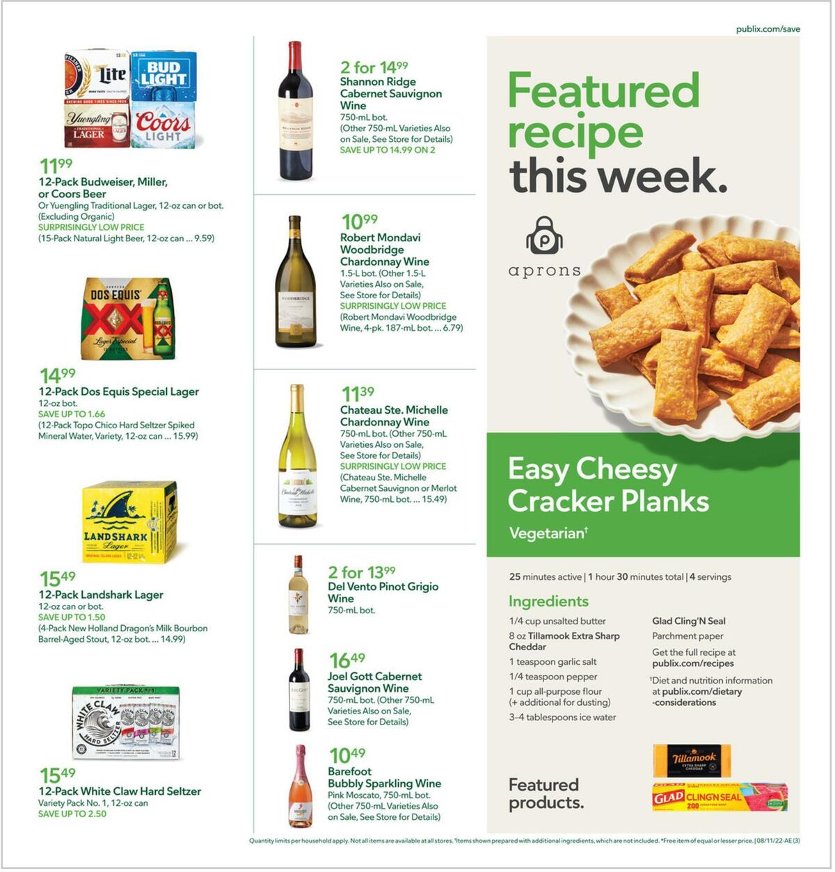 Publix Weekly Ad from August 10