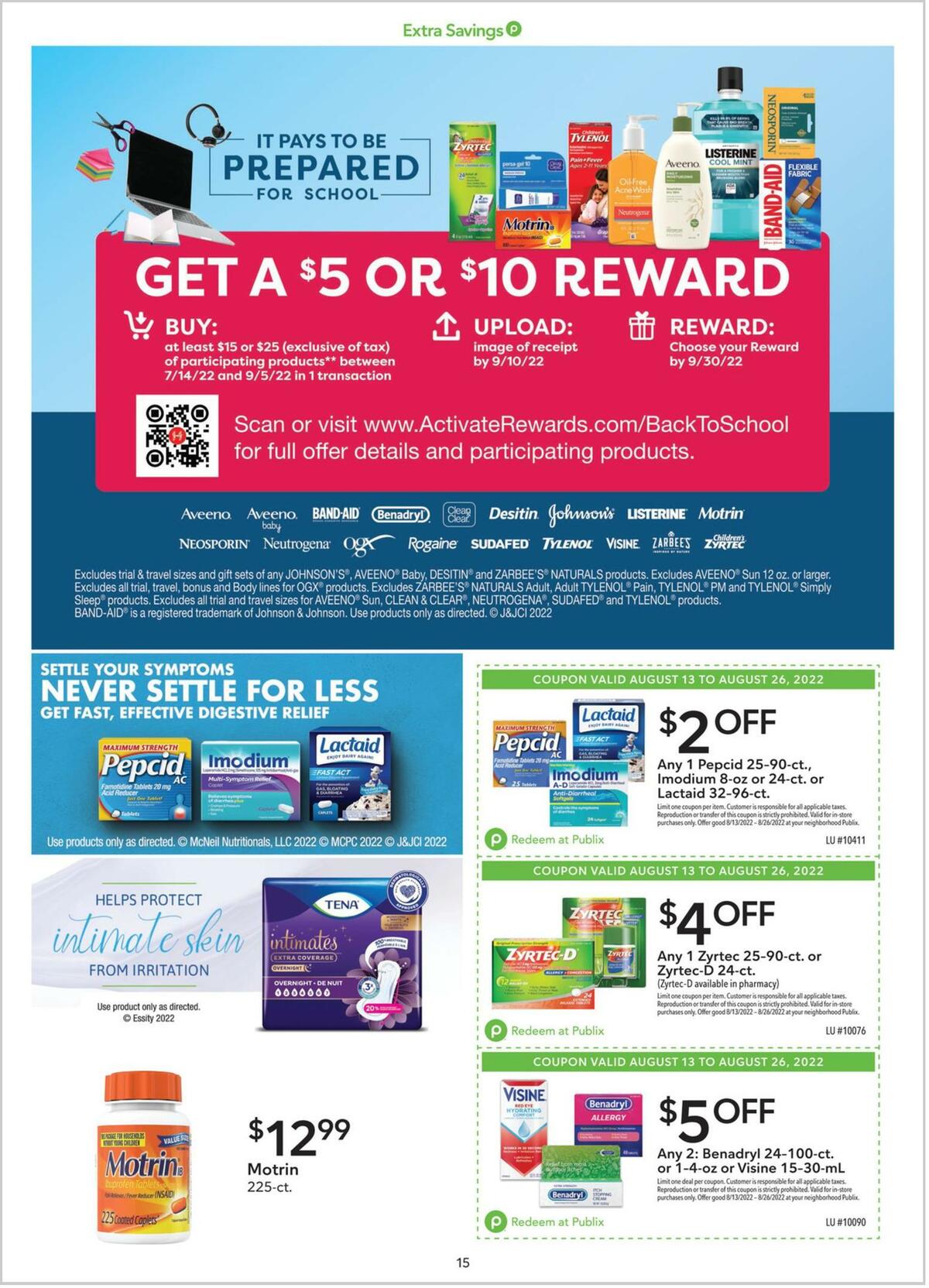 Publix Extra Savings Weekly Ad from August 13