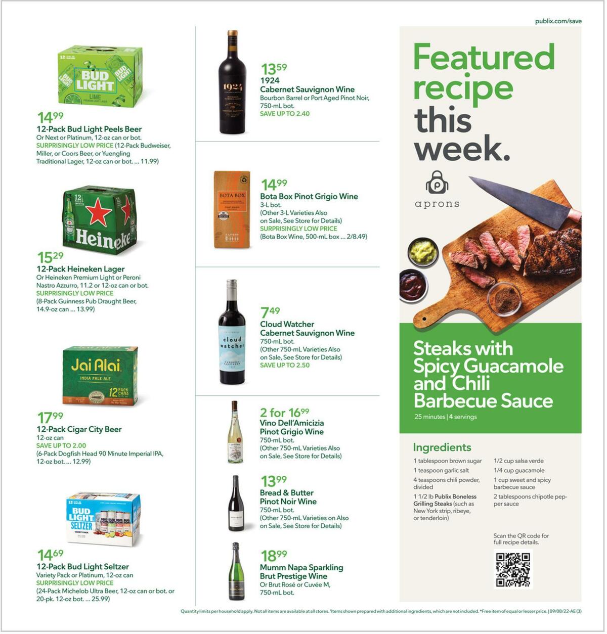 Publix Weekly Ad from September 7