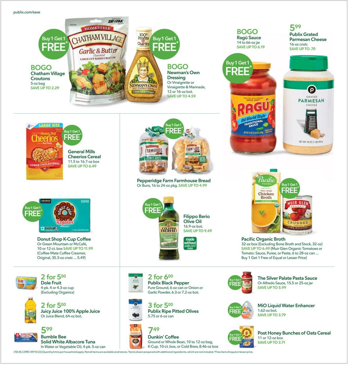 Publix Weekly Ad from September 14