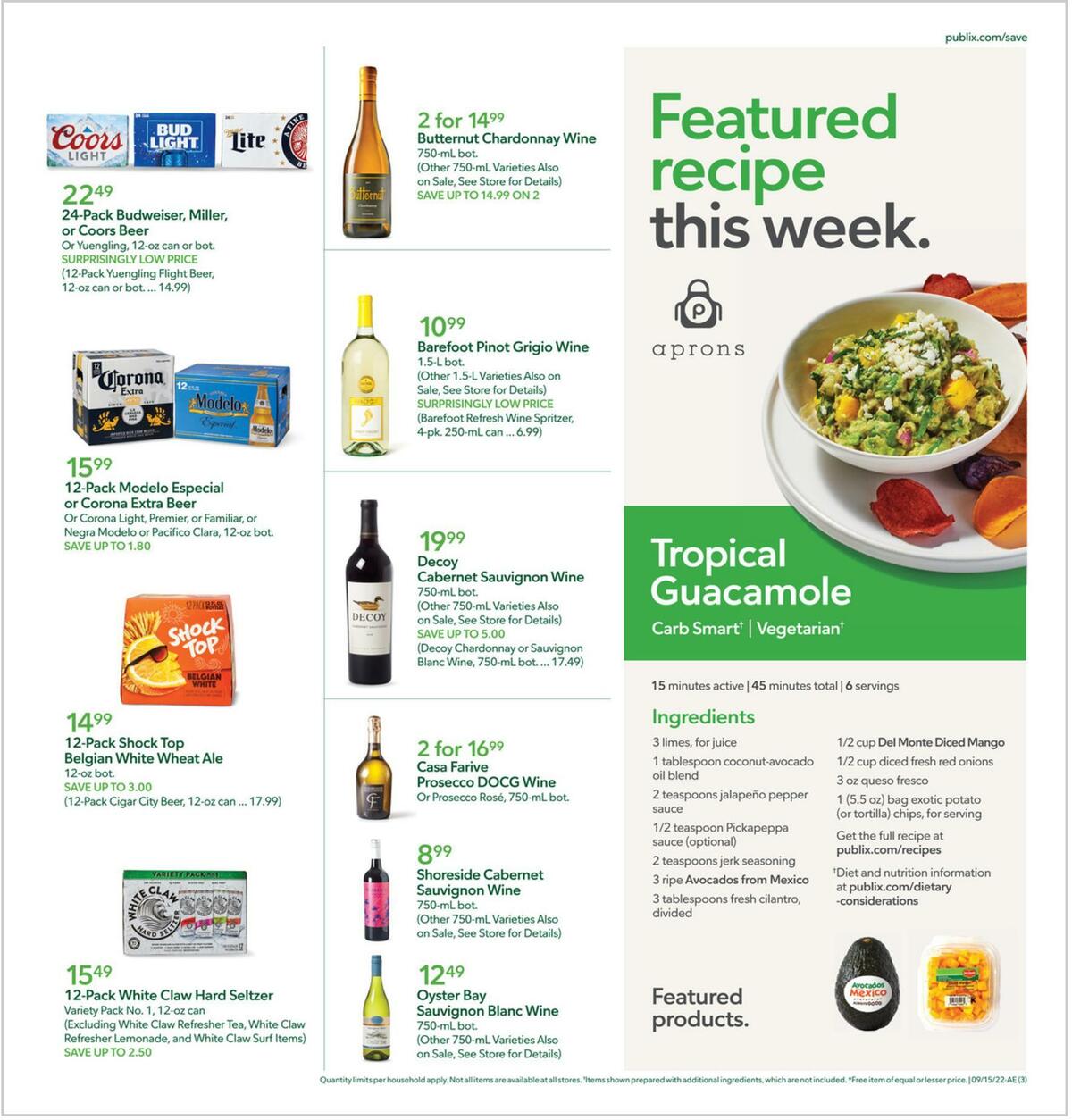 Publix Weekly Ad from September 14