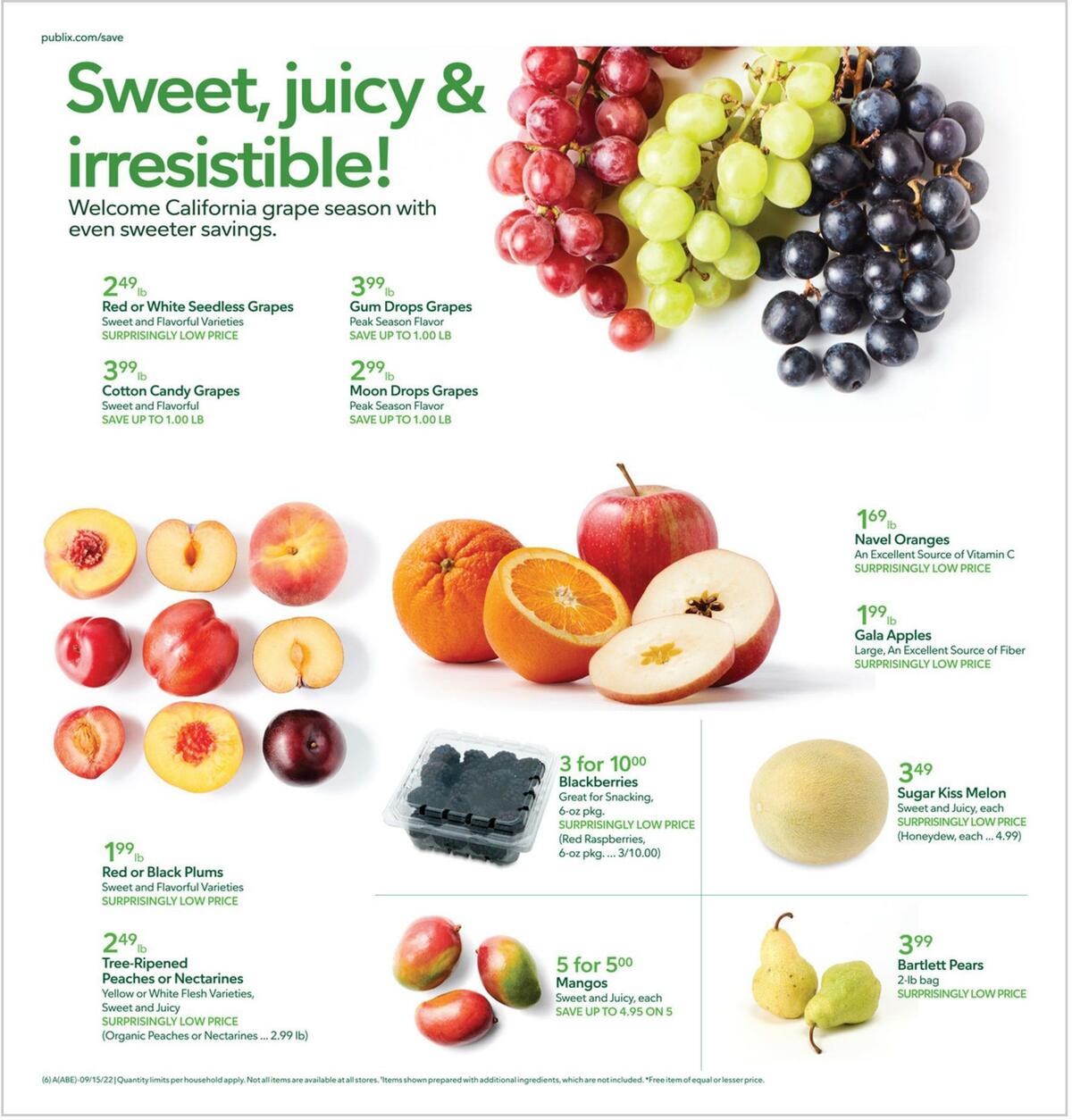 Publix Weekly Ad from September 14