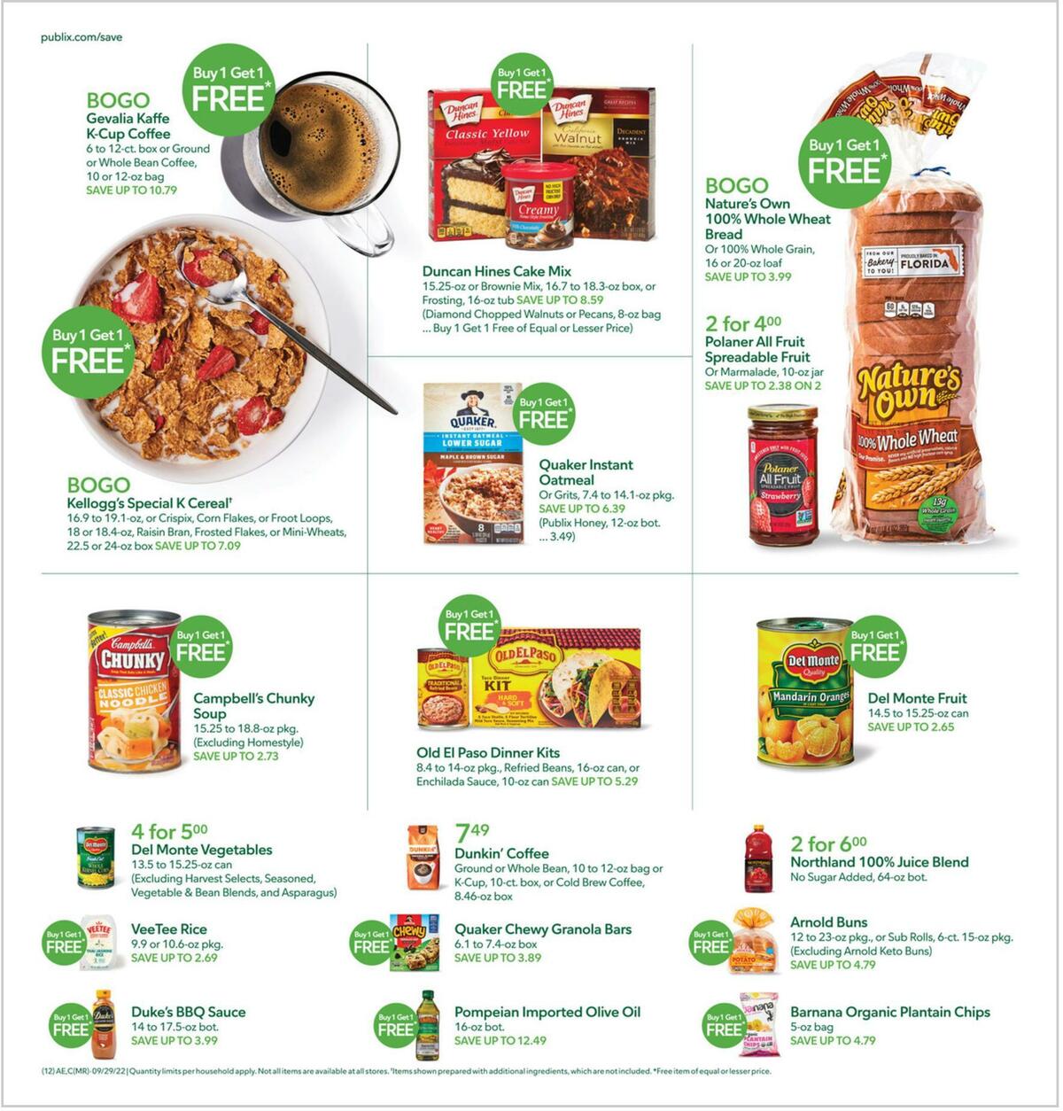 Publix Weekly Ad from September 28