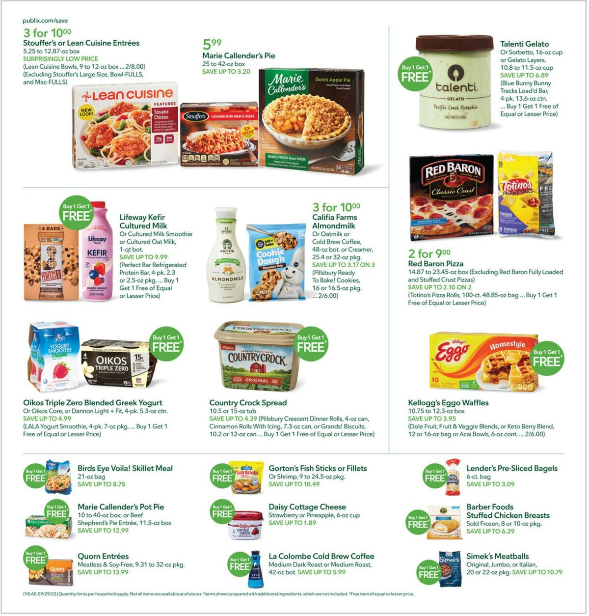 Publix Weekly Ad from September 28