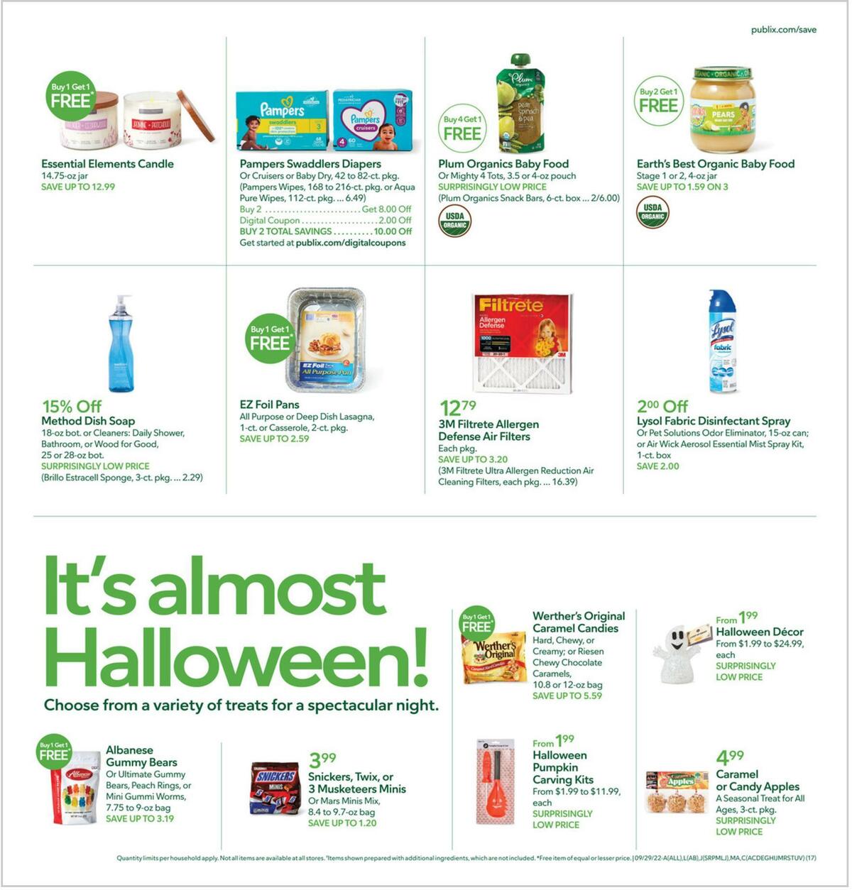 Publix Weekly Ad from September 28