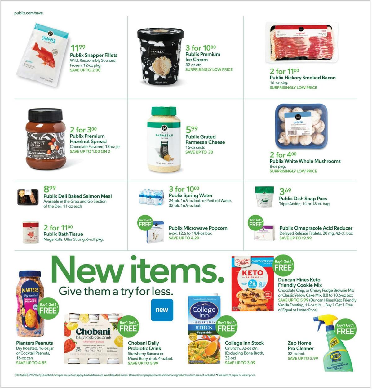 Publix Weekly Ad from September 28