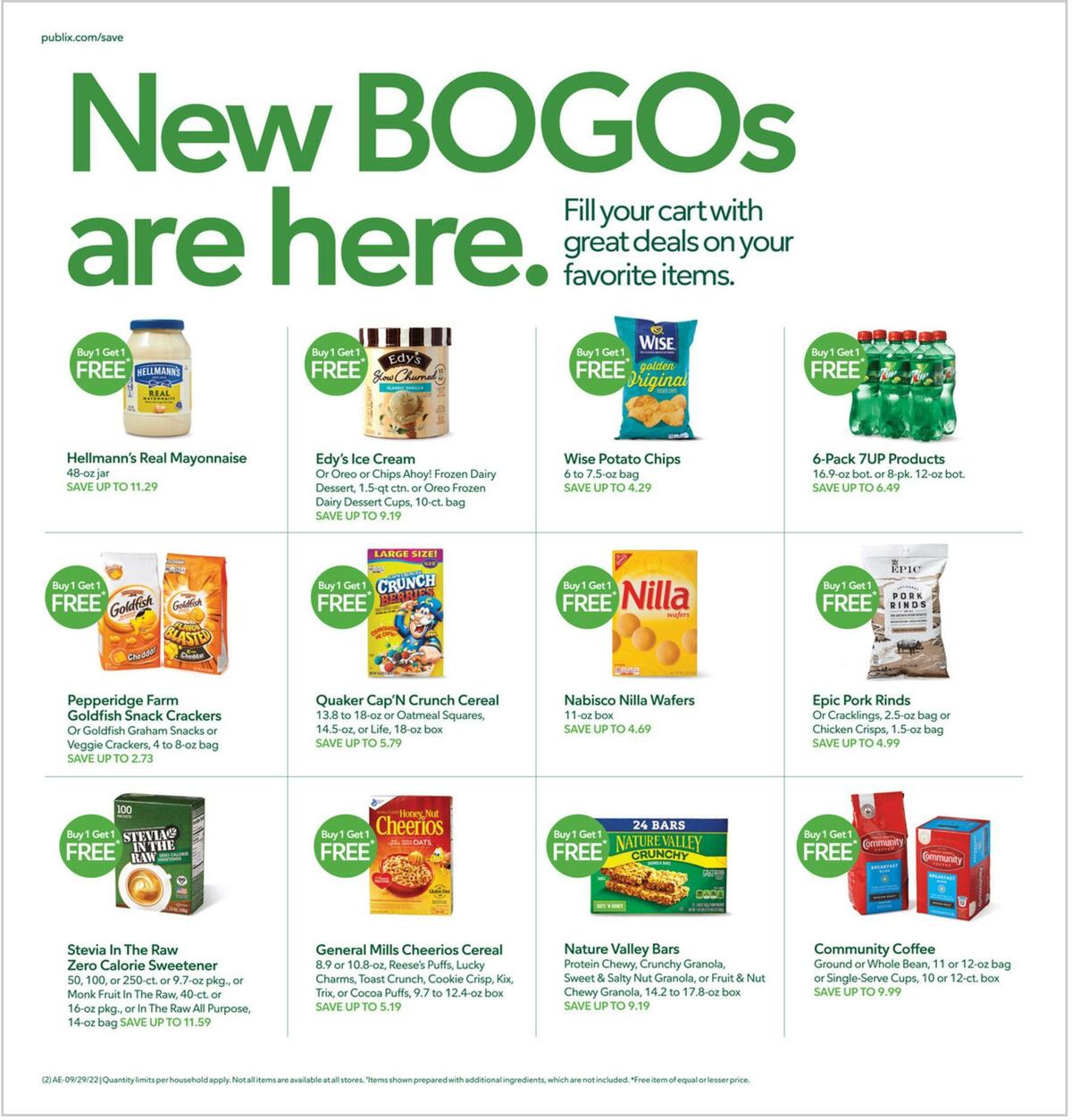 Publix Weekly Ad from September 28