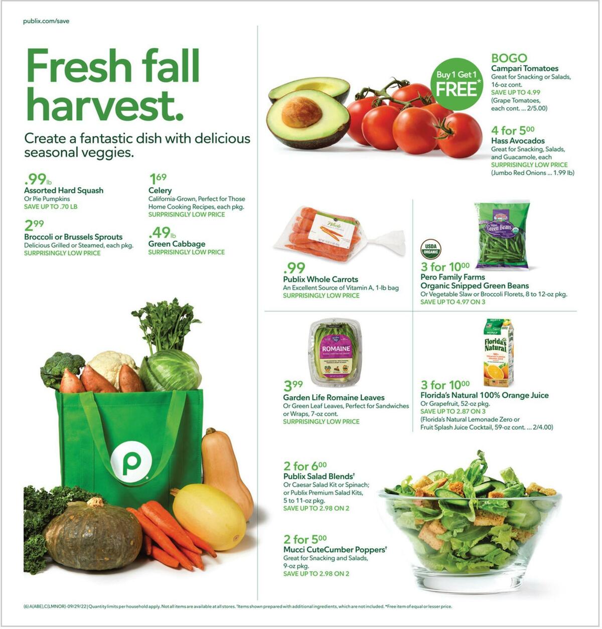 Publix Weekly Ad from September 28