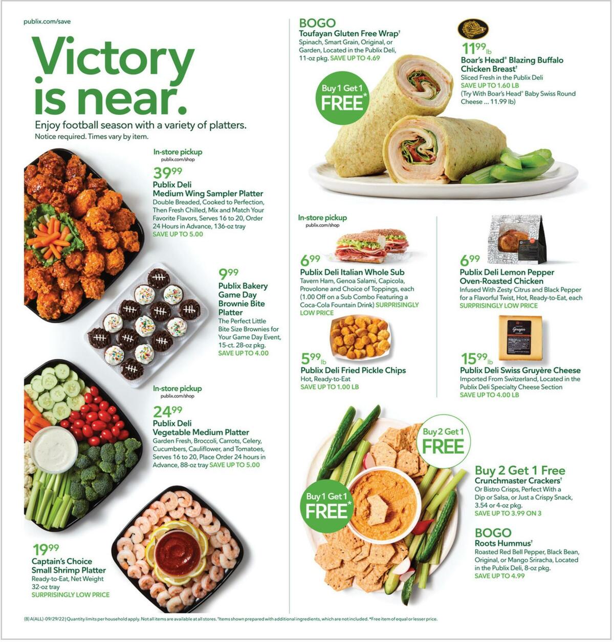 Publix Weekly Ad from September 28