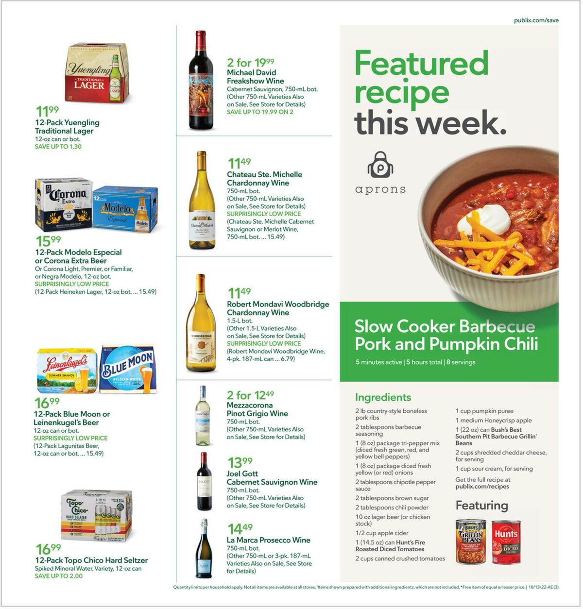 Publix Weekly Ad from October 12