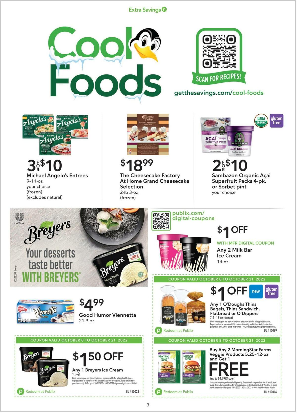Publix Extra Savings Weekly Ad from October 8