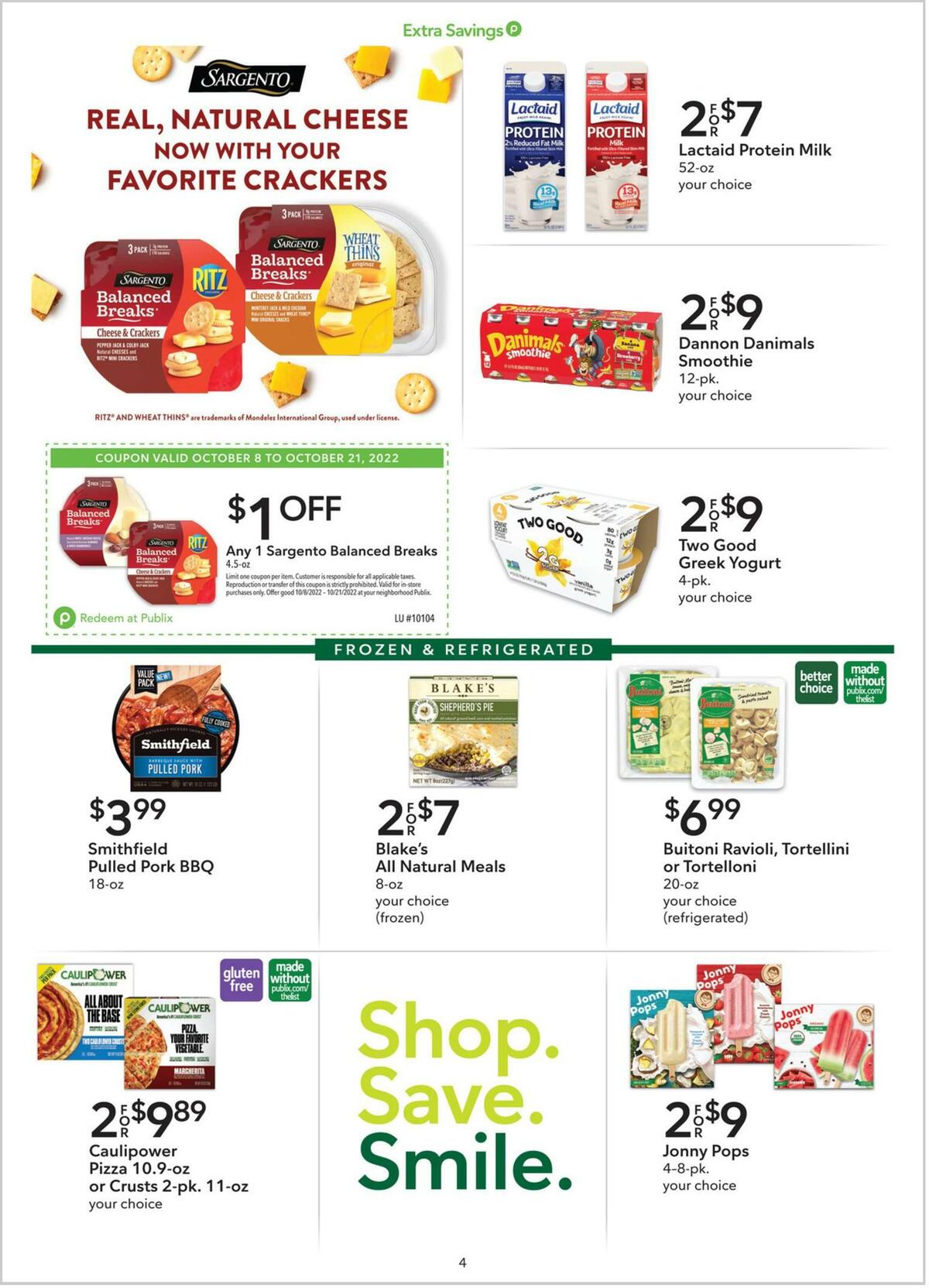 Publix Extra Savings Weekly Ad from October 8