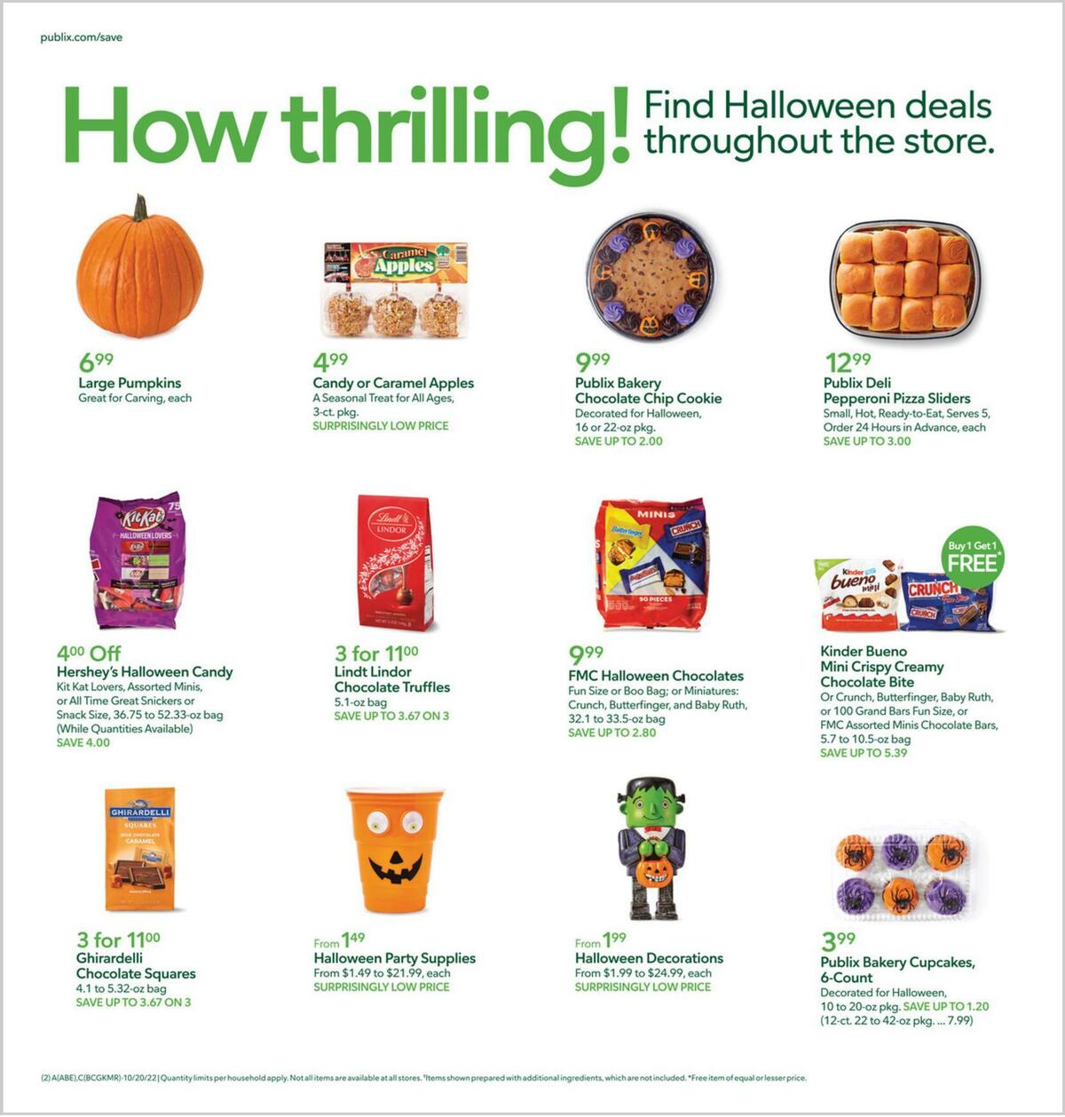 Publix Weekly Ad from October 19