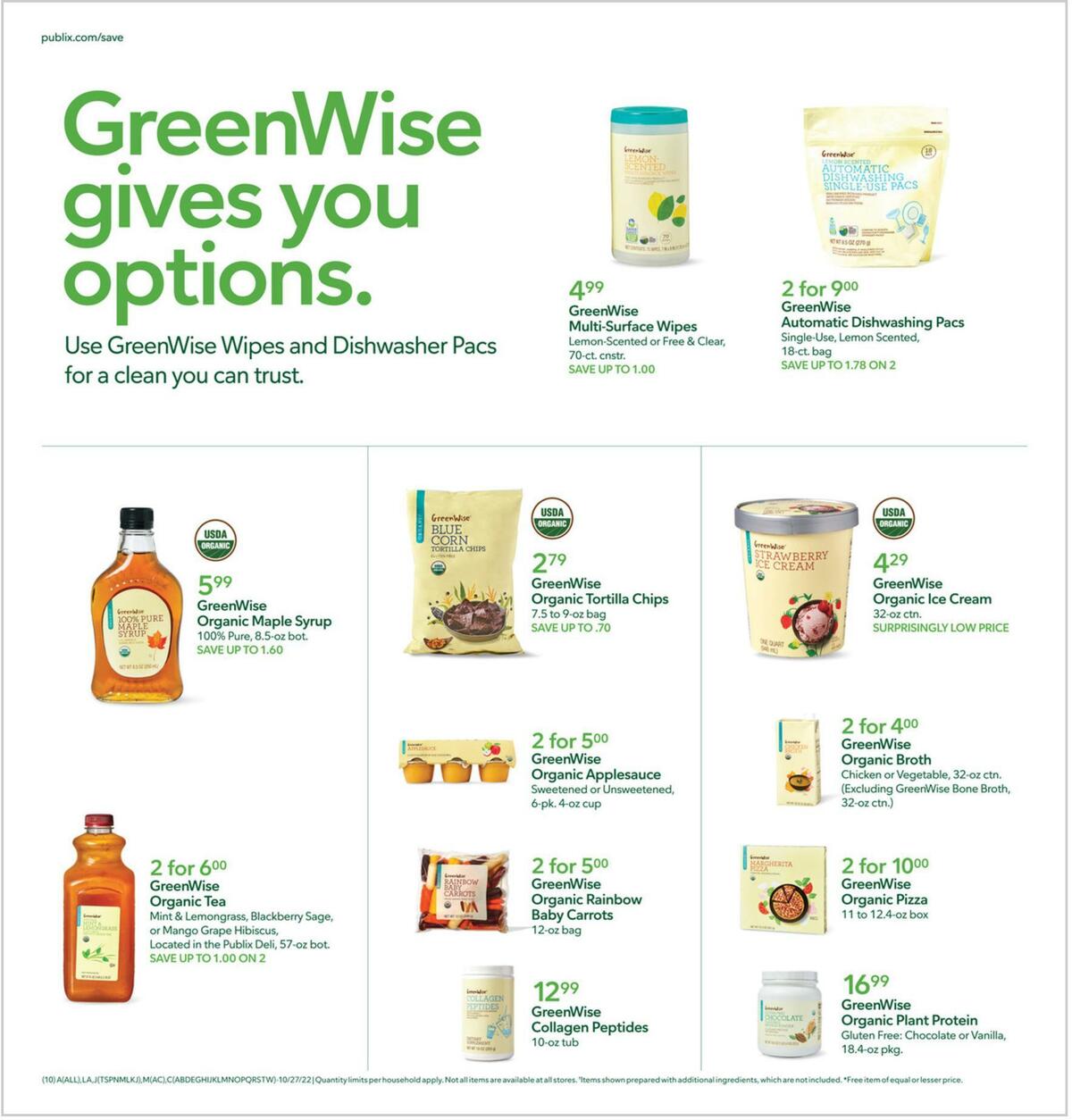 Publix Weekly Ad from October 26