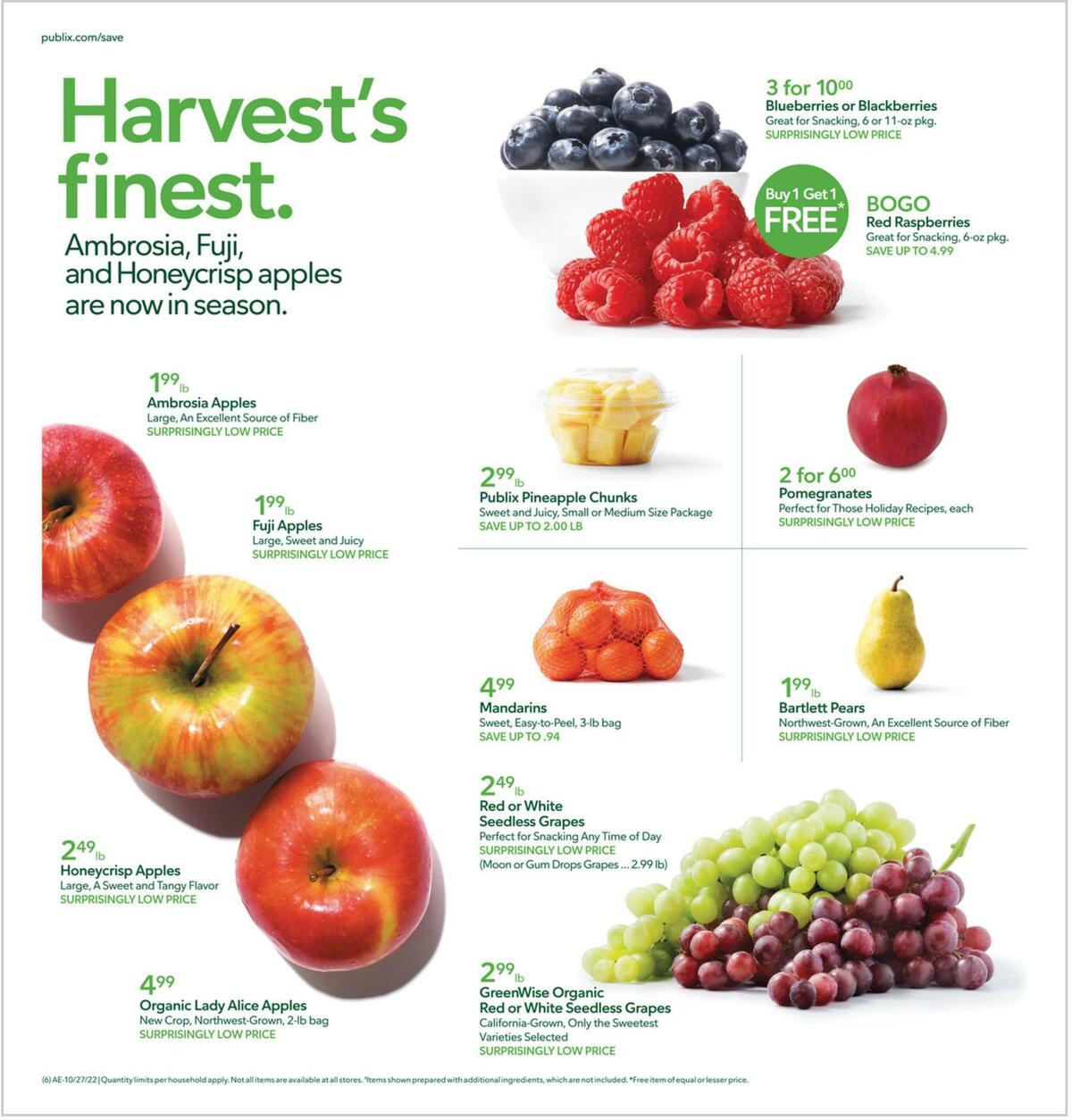 Publix Weekly Ad from October 26