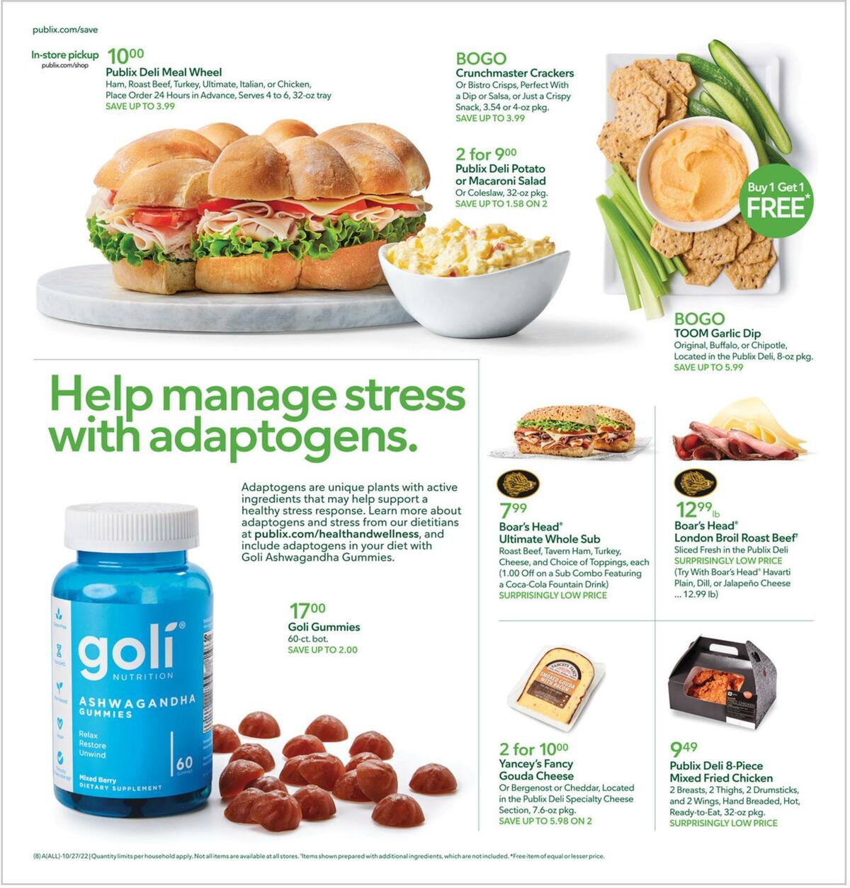 Publix Weekly Ad from October 26