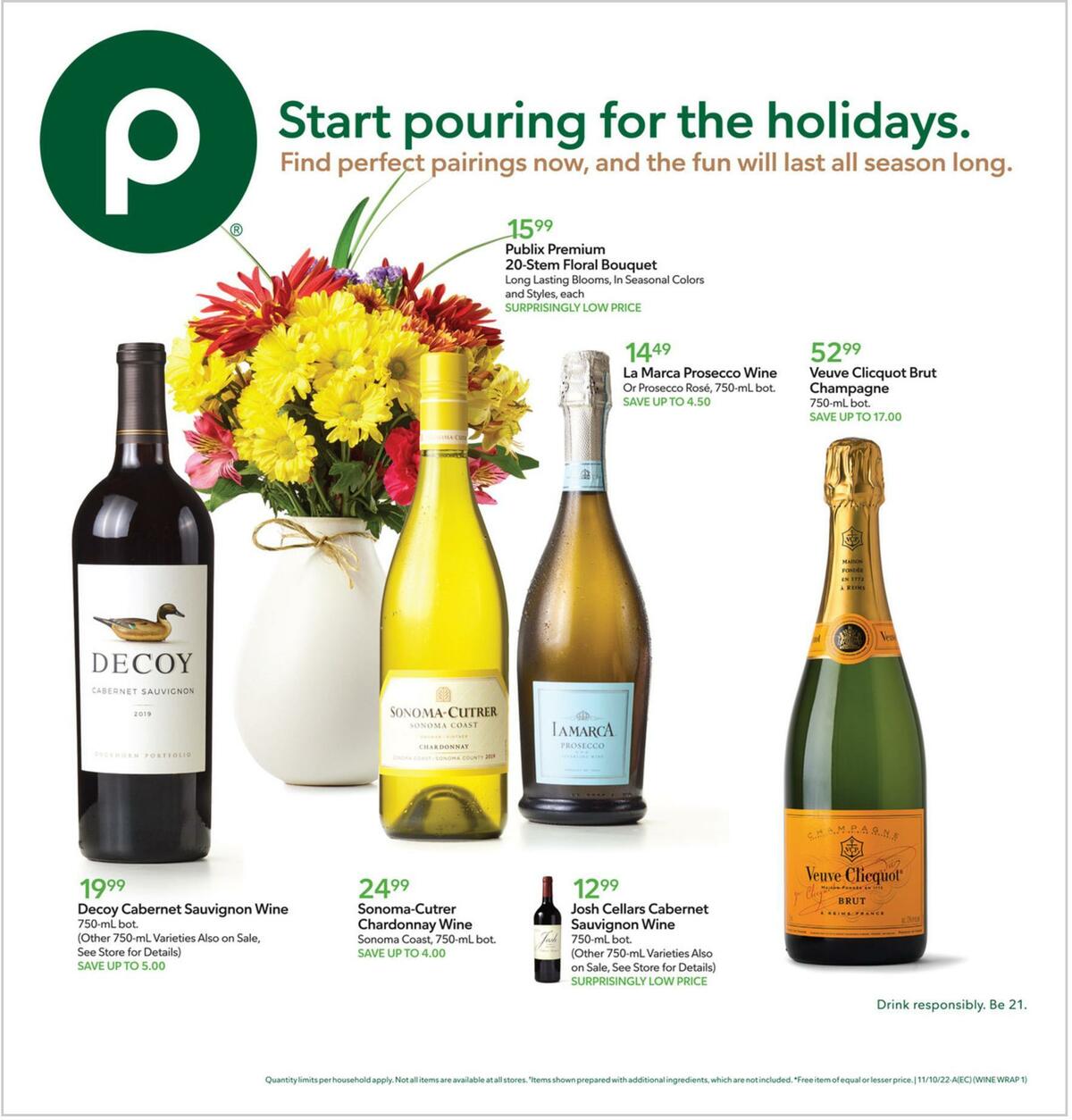 Publix Weekly Ad from November 9