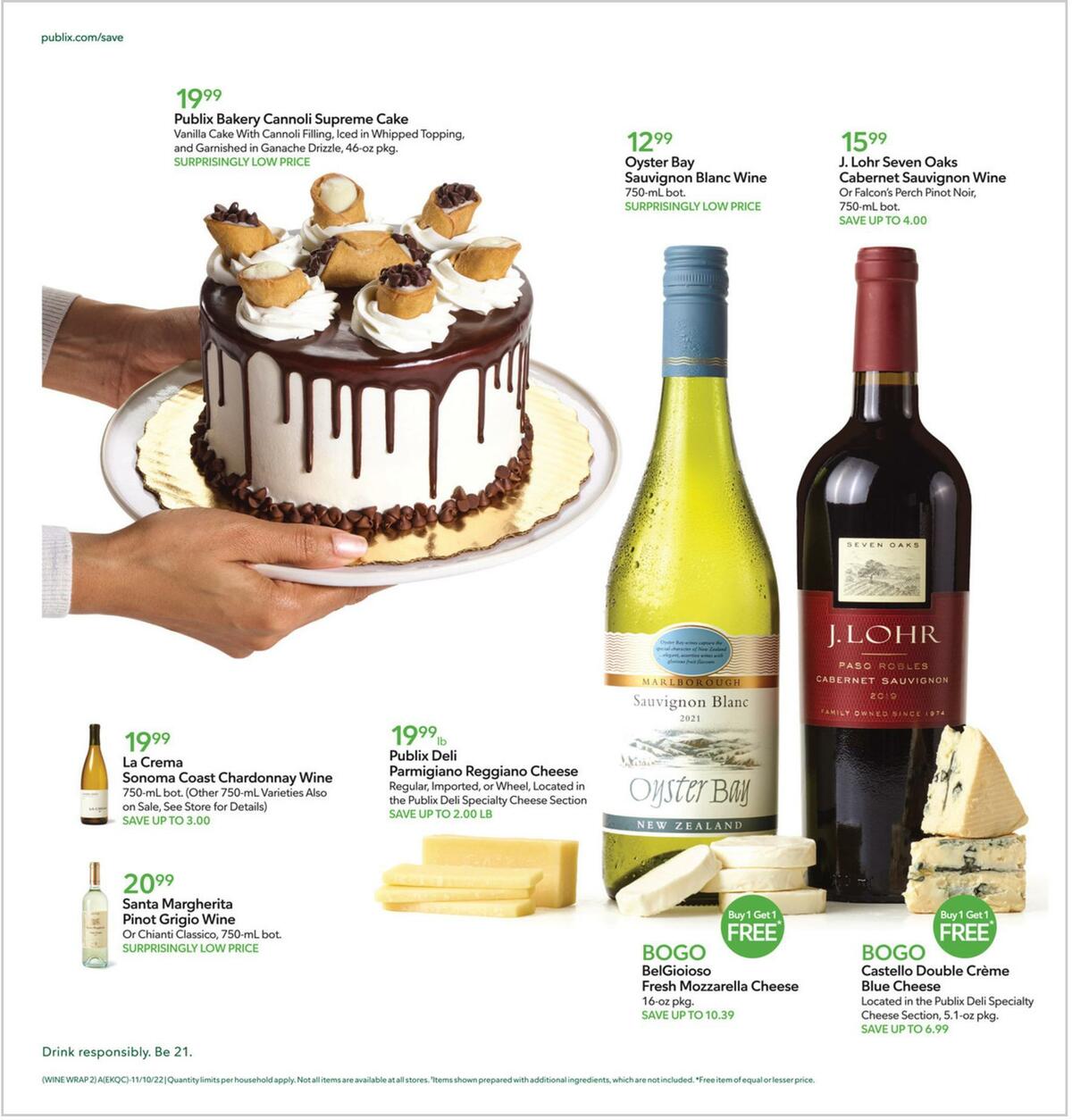 Publix Weekly Ad from November 9
